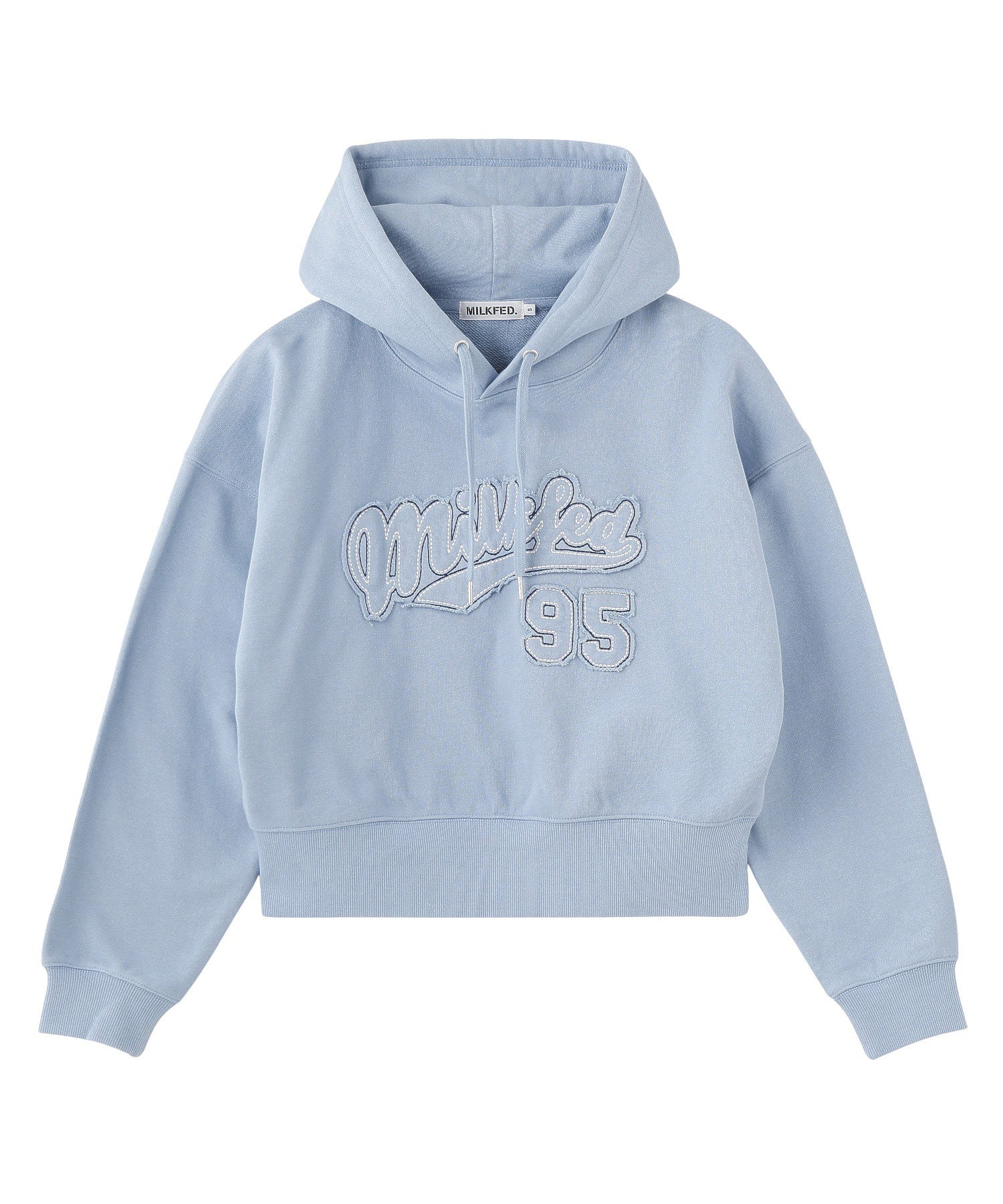 STITCHED LOGO SHORT HOODIE