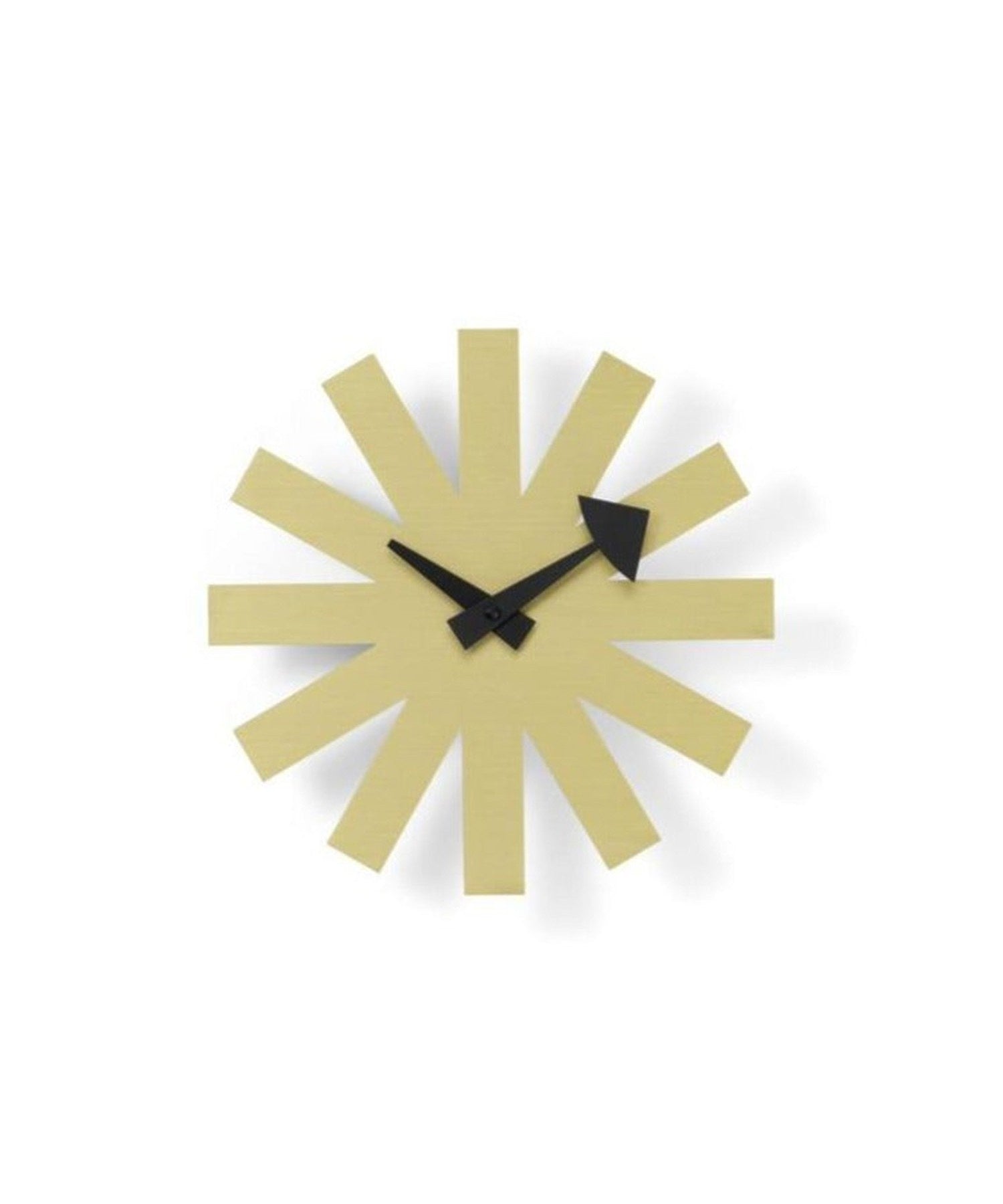 Vitra Asterisk Clock Brass