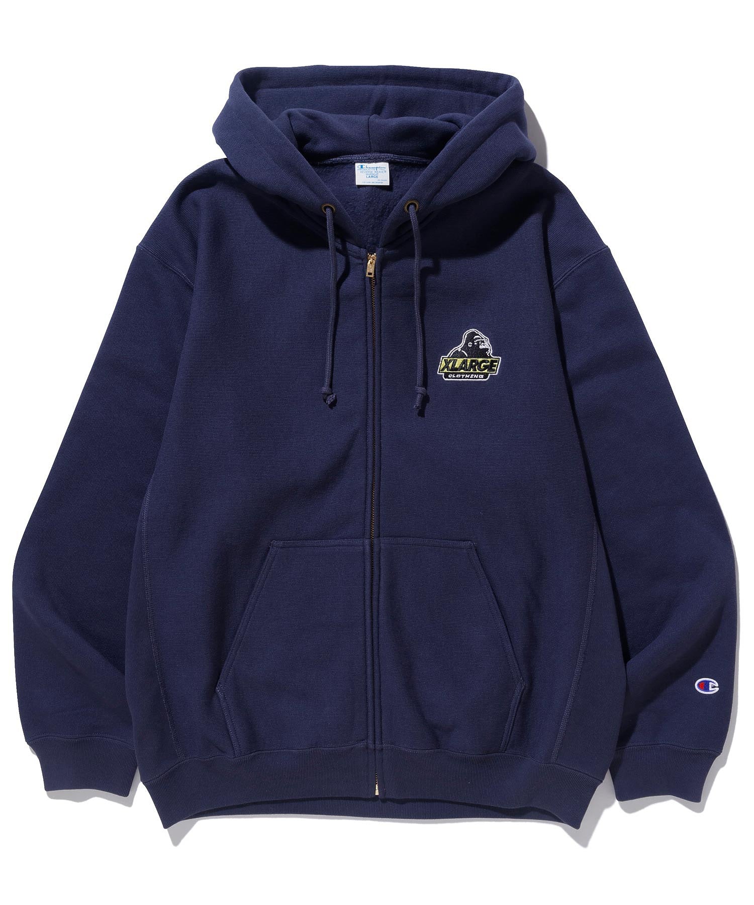 XLARGE×Champion REVERSE WEAVE FULL-ZIP HOODED SWEAT – calif（カリフ）公式サイト