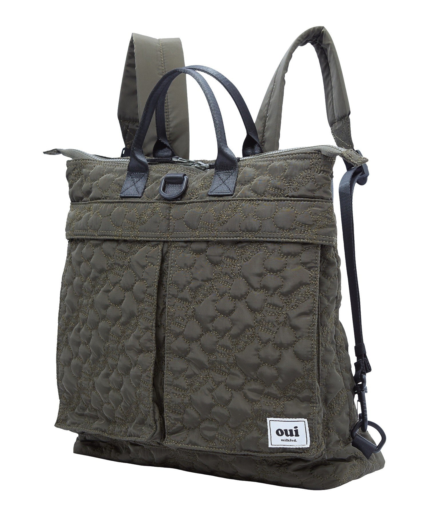 CHERRY QUILTED HELMET BAG