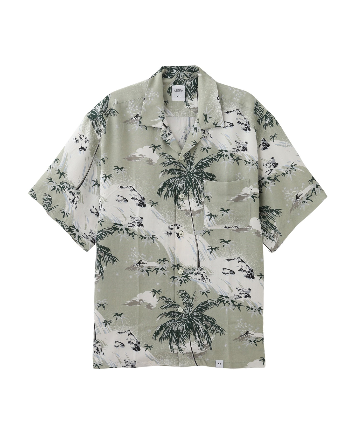 BEDWIN/ベドウィン/S/S ORG ALOHA SHIRT ROGERS/24SB1724