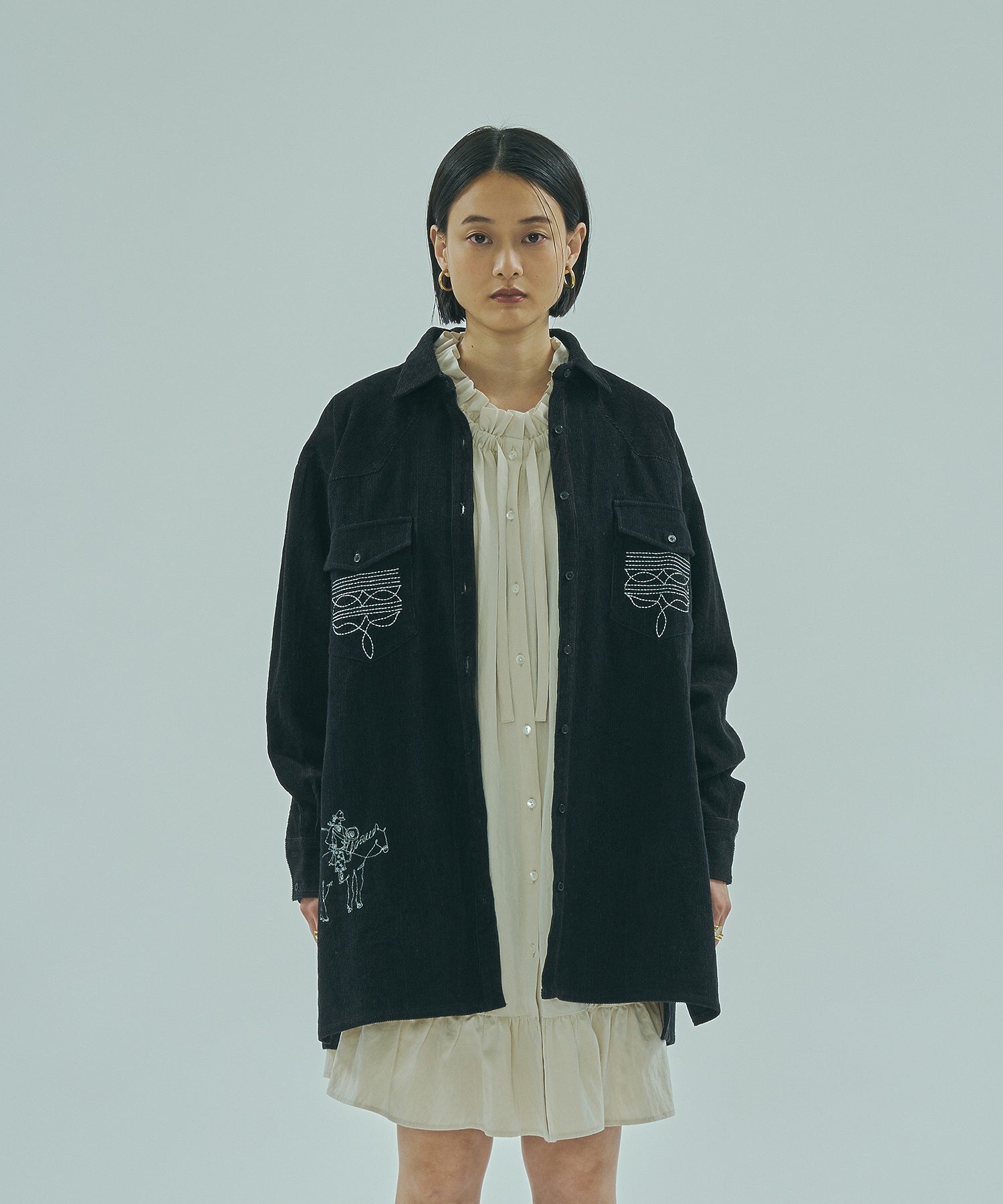 【ROSE BUD別注】INDIA IS BEUATIFUL/WESTERN SHIRTS JACKET