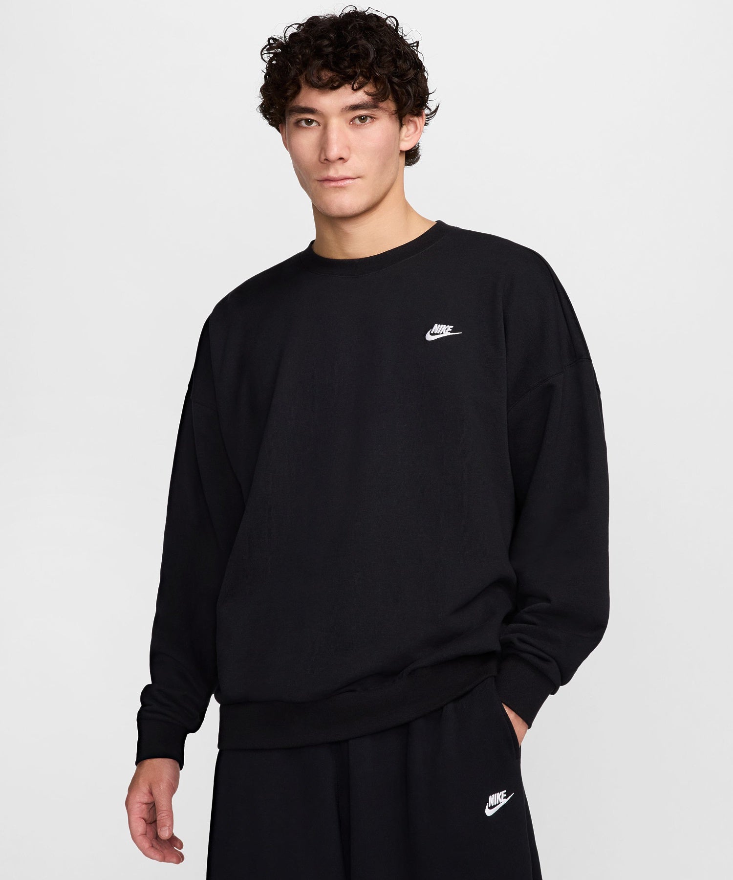 NIKE/ナイキ/ﾅｲｷ ｸﾗﾌﾞ FT ｵｰﾊﾞｰｻｲｽﾞ L/S ｸﾙｰ HJ1820