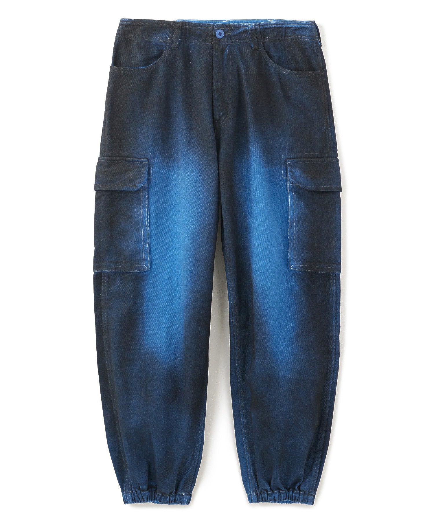 SPRAY PRINTED CARGO PANTS