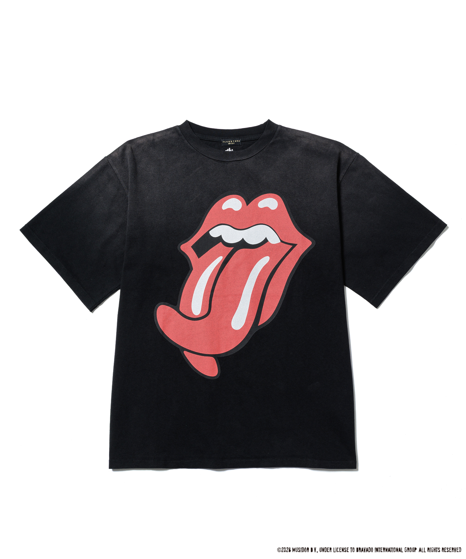 【F-LAGSTUF-F】SPLIT TONGUE S/S T-SHIRT(The Rolling Stones)