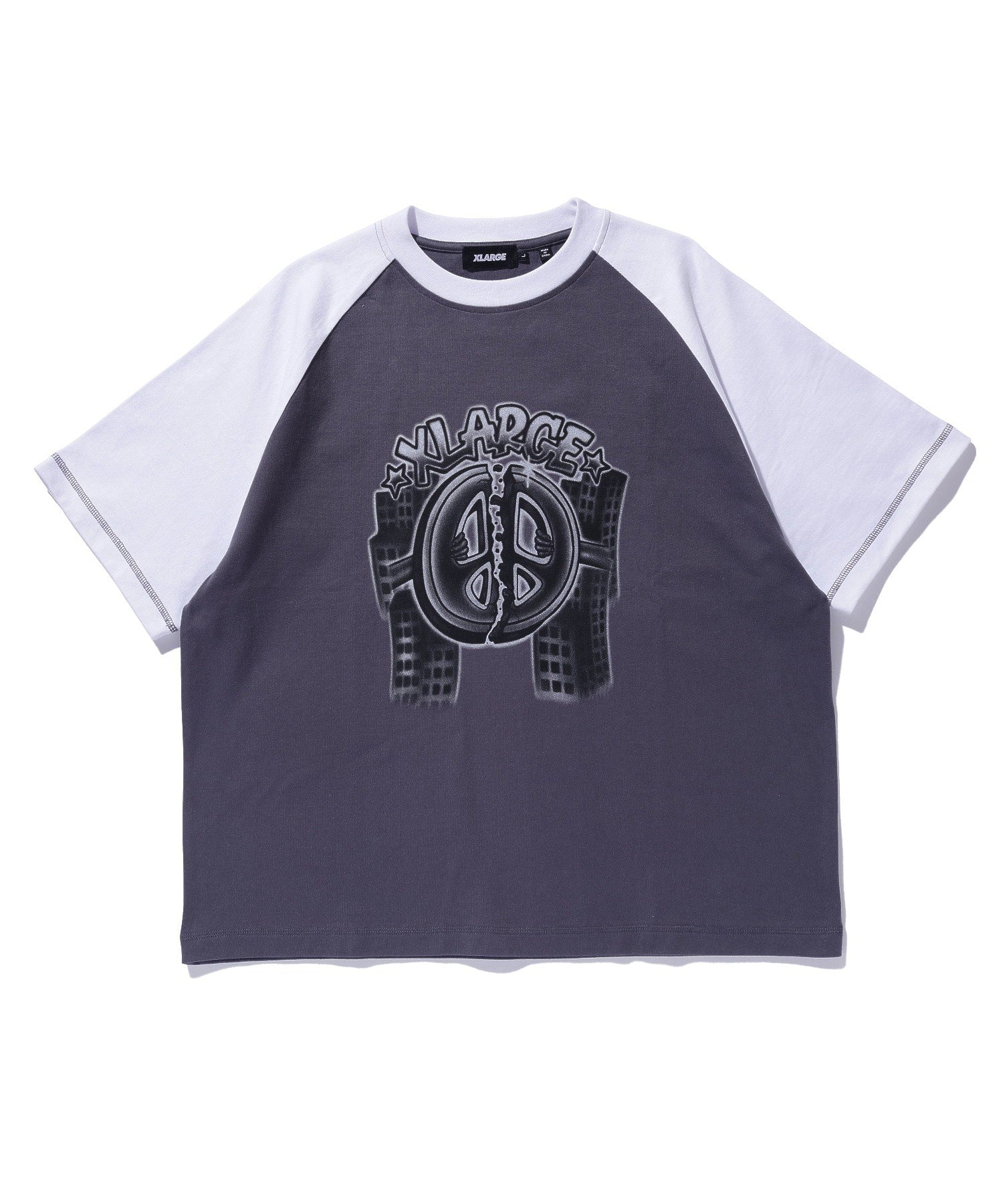 PEACE MAKERS HEAVYWEIGHT RAGLAN S/S TEE