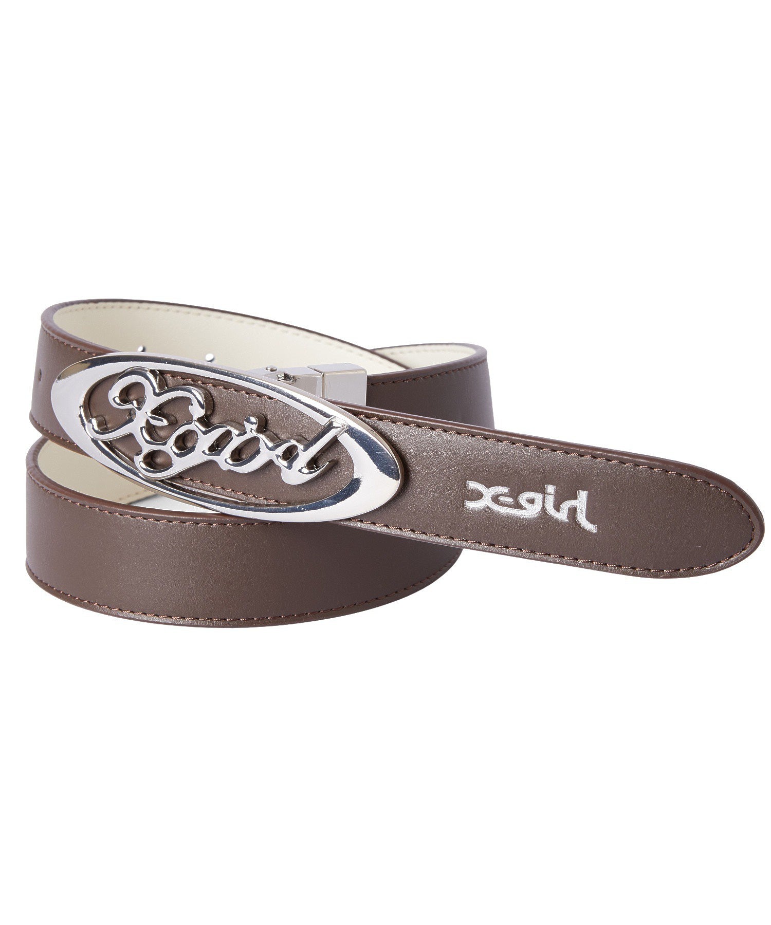 REVERSIBLE OVAL LOGO BUCKLE BELT