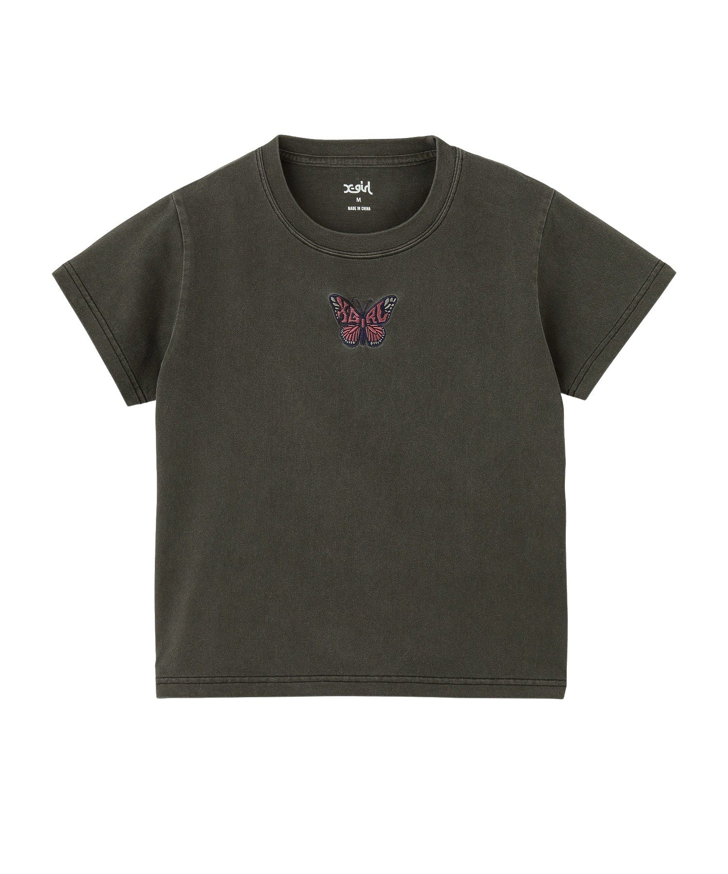 BUTTERFLY PIGMENT DYED S/S BABY TEE