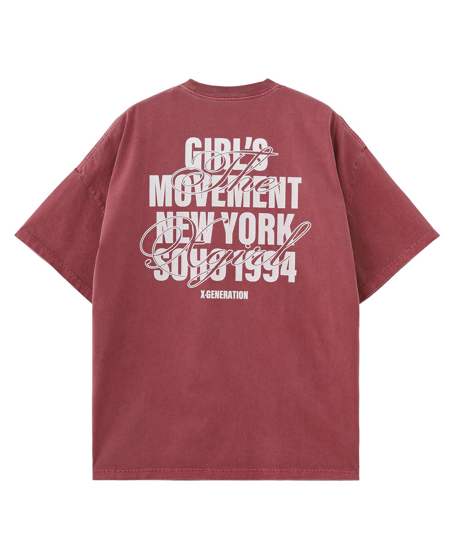 FADED MIX FONT LOGO S/S BIG TEE DRESS