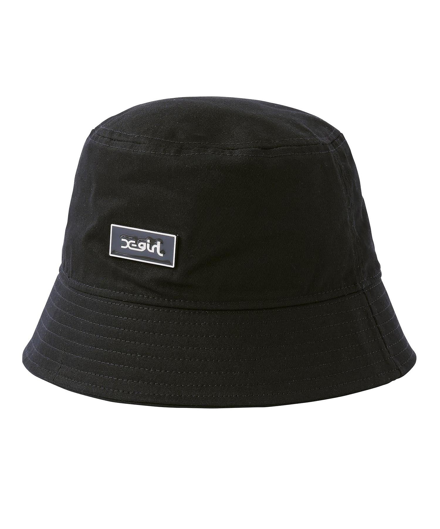 METAL PLATE BUCKET HAT X-girl