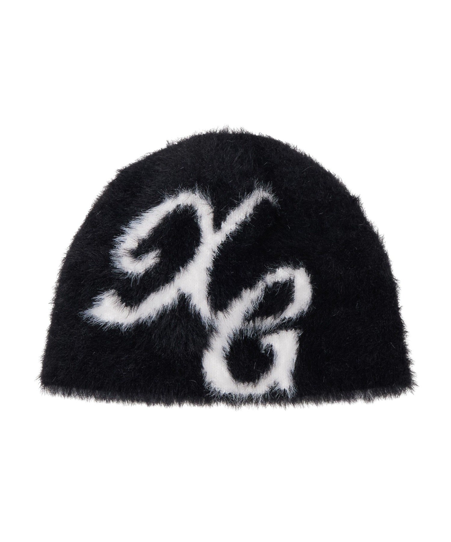 LOGO JACQUARD SHAGGY BEANIE