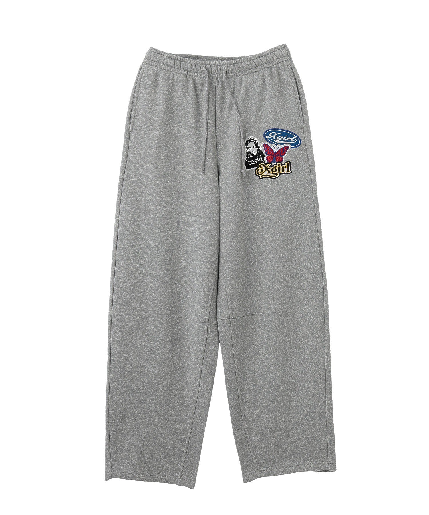 X-girl PATCHES SWEATPANTS