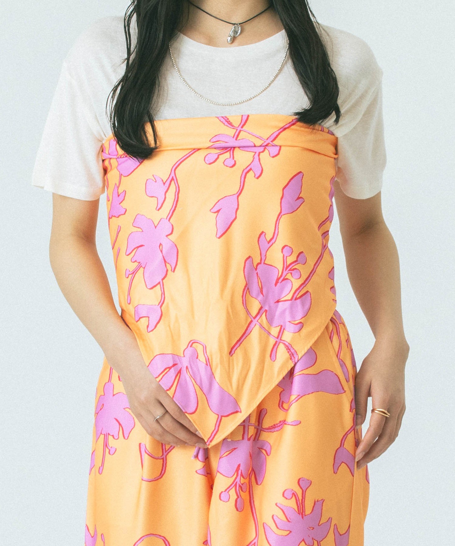 FLOWER PRINT SCARF
