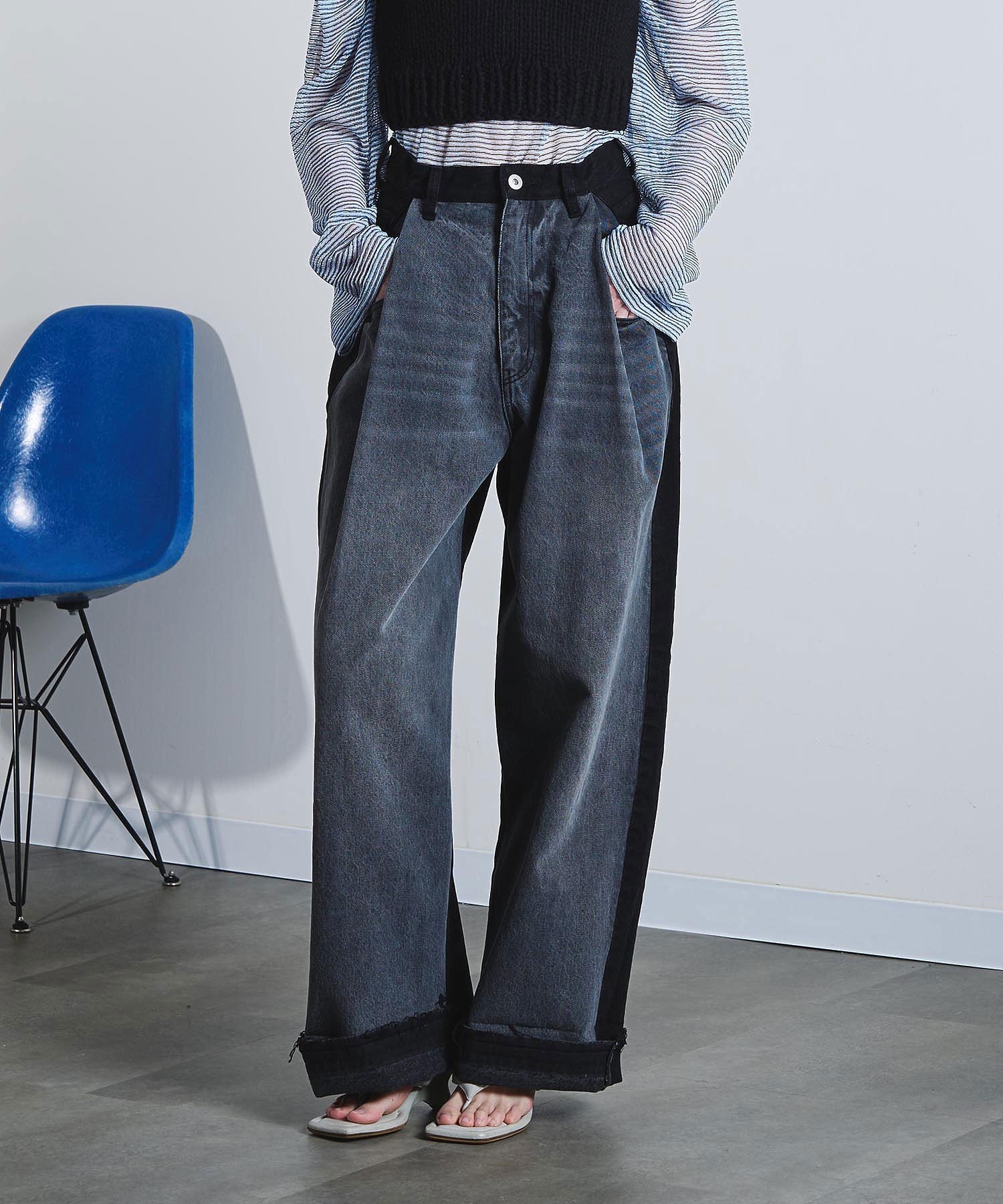 mici/DENIM REMAKE STYLE PANTS
