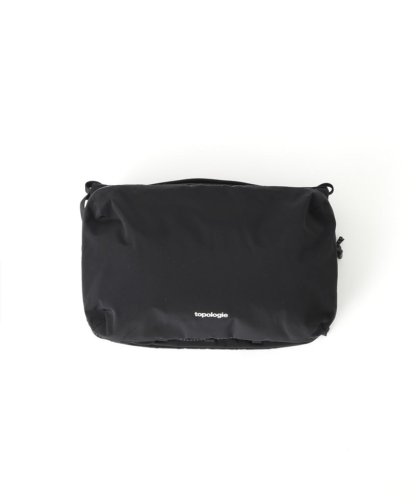 topologie 黒 ショルダーバッグ 新品 topologie トポロジー ショルダーバッグ 大容量 ブラック 新品