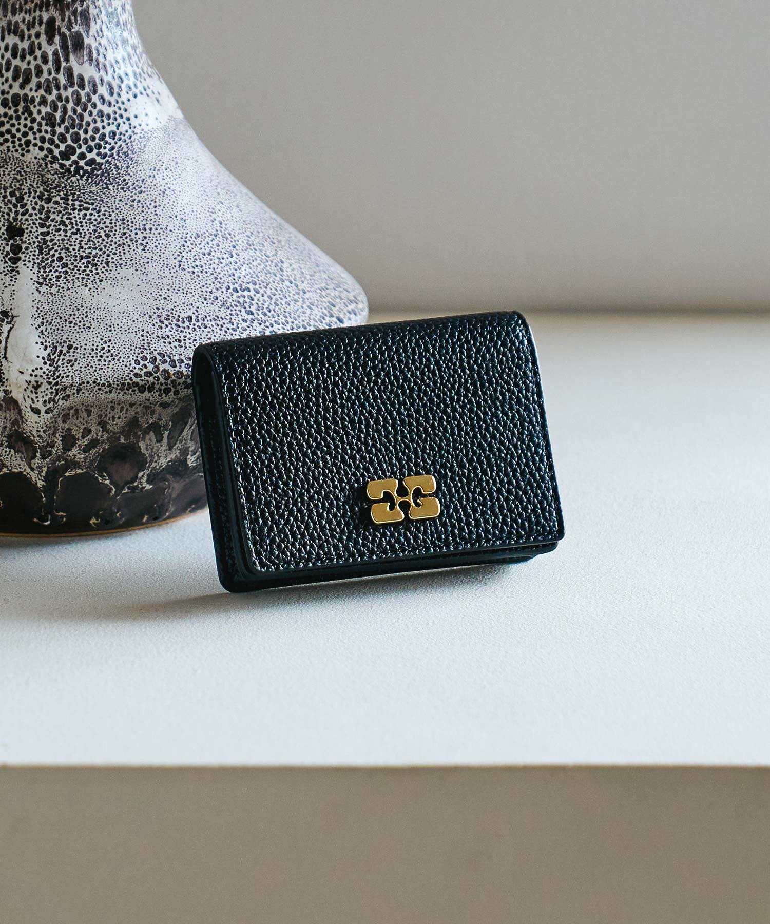 GANNI/BOU CARD HOLDER WITH STRAP