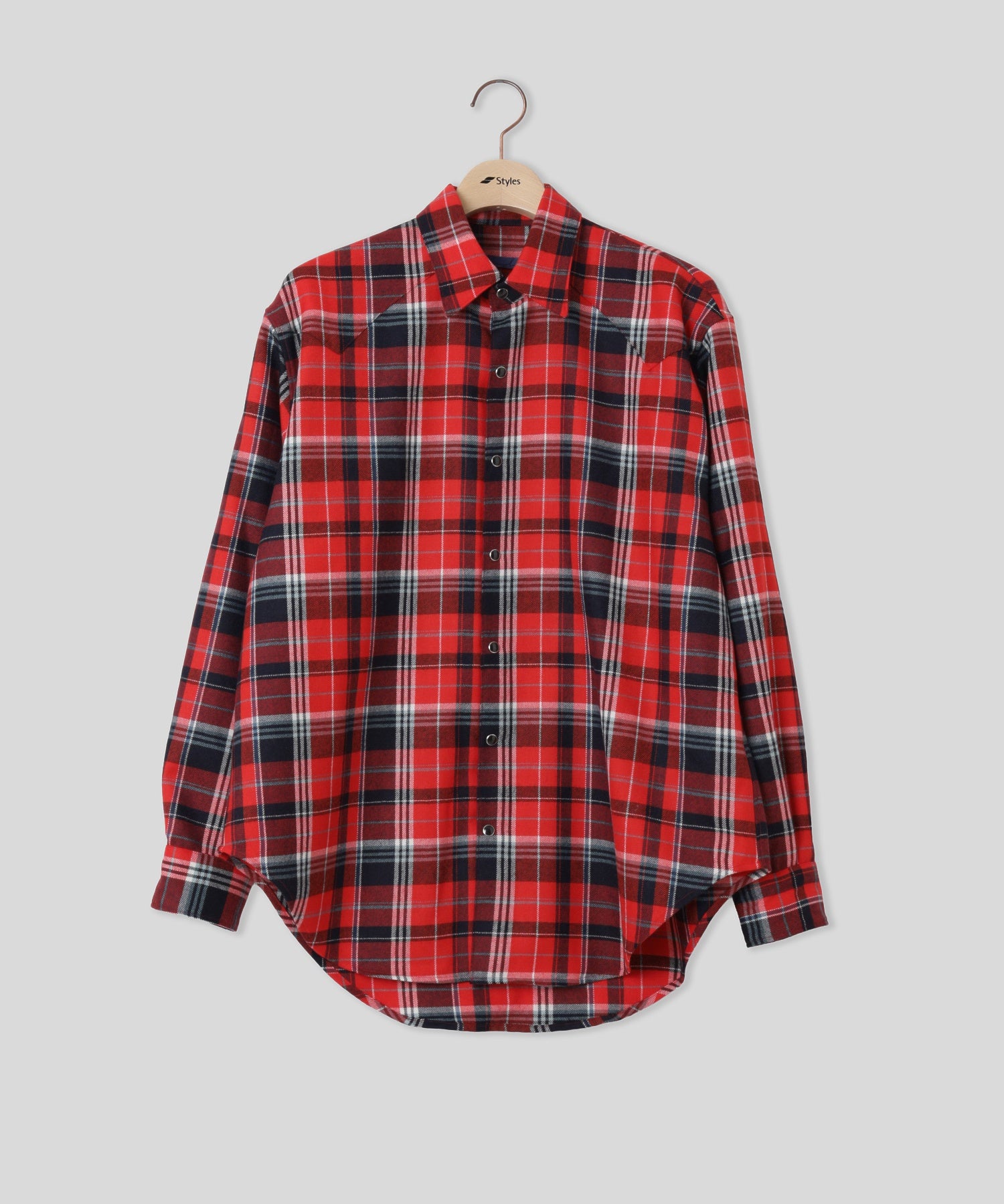 SEMOH/セモー/Eastern Western Shirt Wool Check 30-1-05