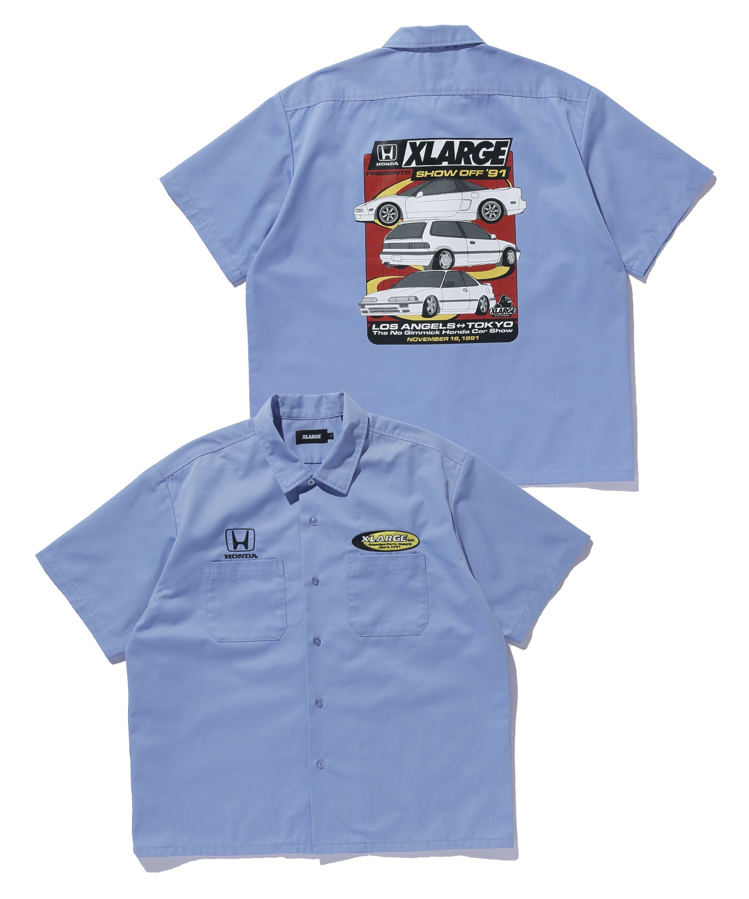 XLARGE×Honda SHOWOFF S/S WORK SHIRT