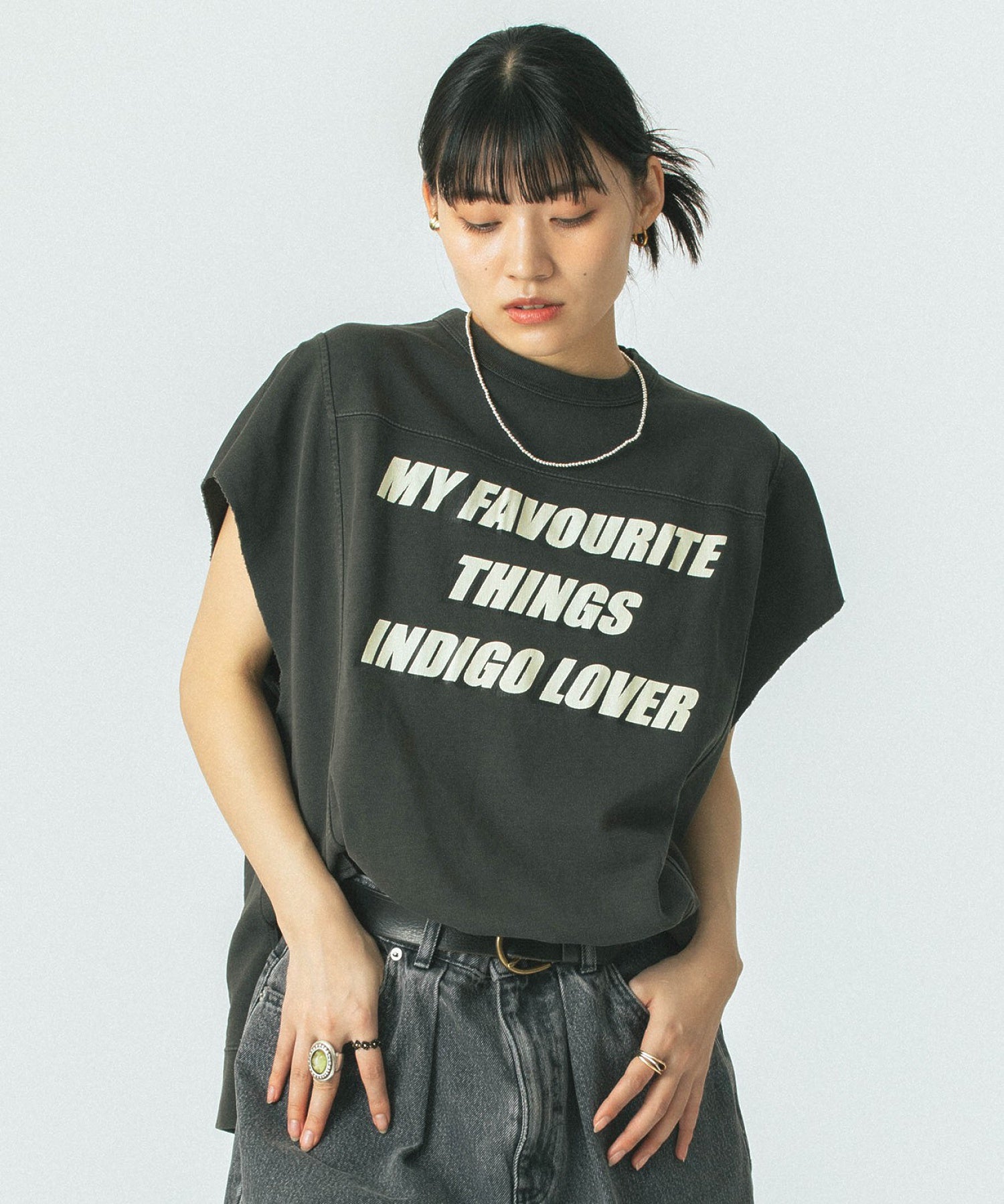 GENE HEAVENS/INDIGO LOVERS SLEEVELESS TEE