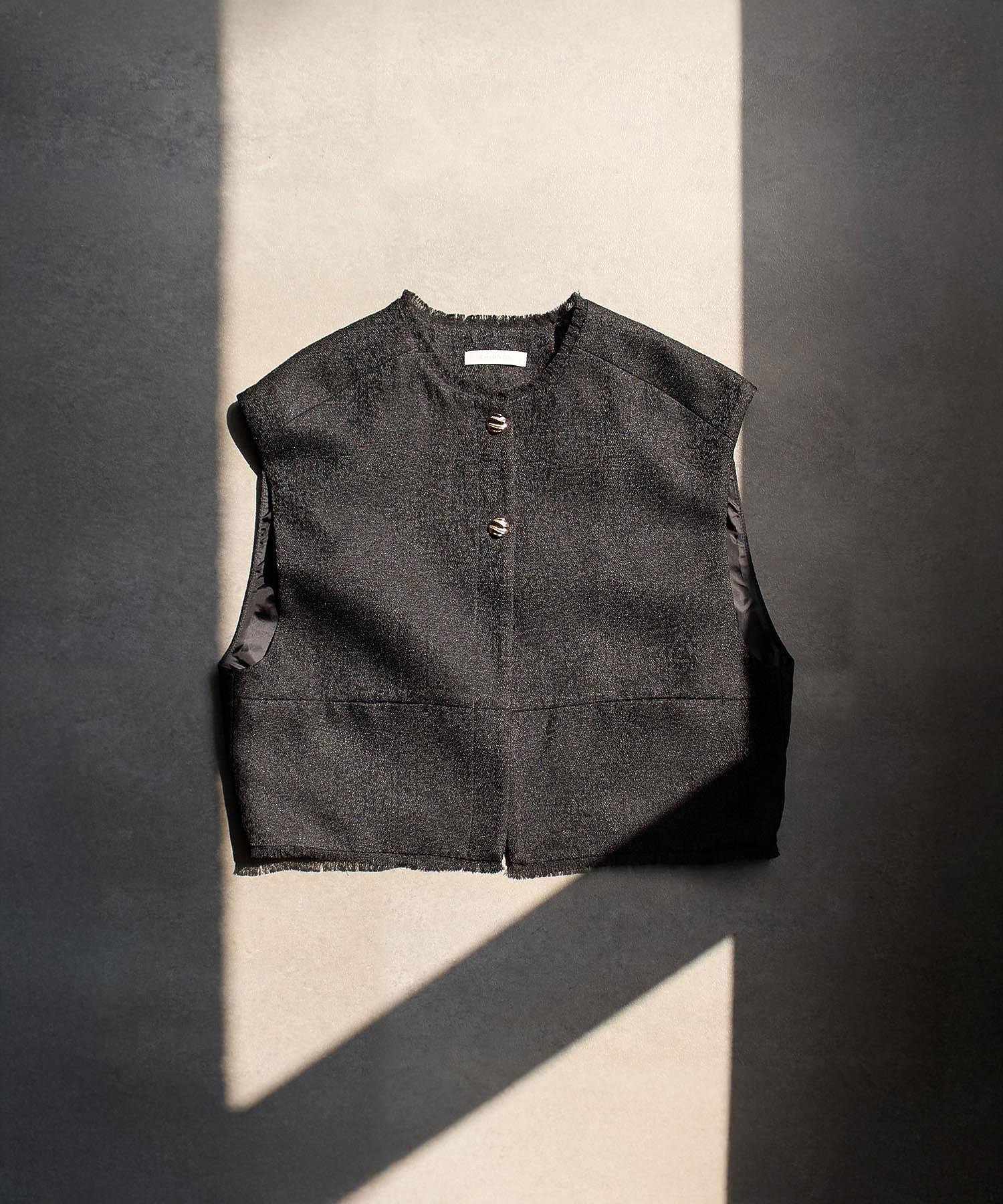 CHIGNON/TWEED SHORT VEST