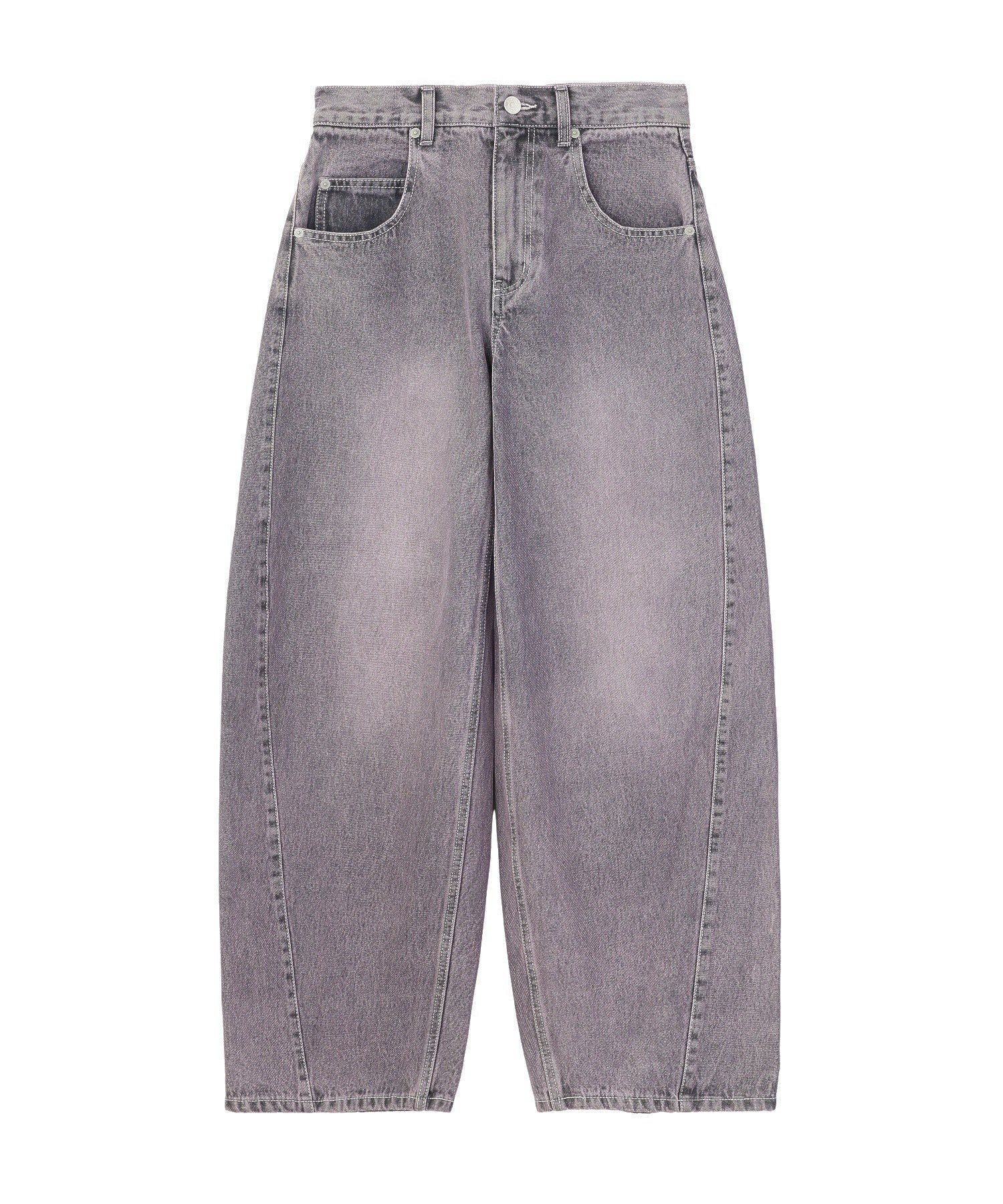 LOGO MARK STITCHED DENIM PANTS
