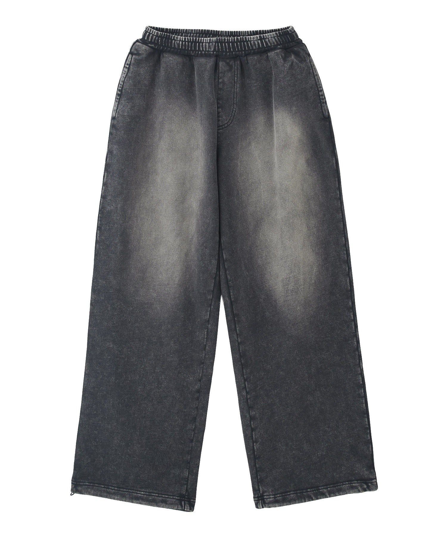 FACE LABEL WASHED SWEATPANTS