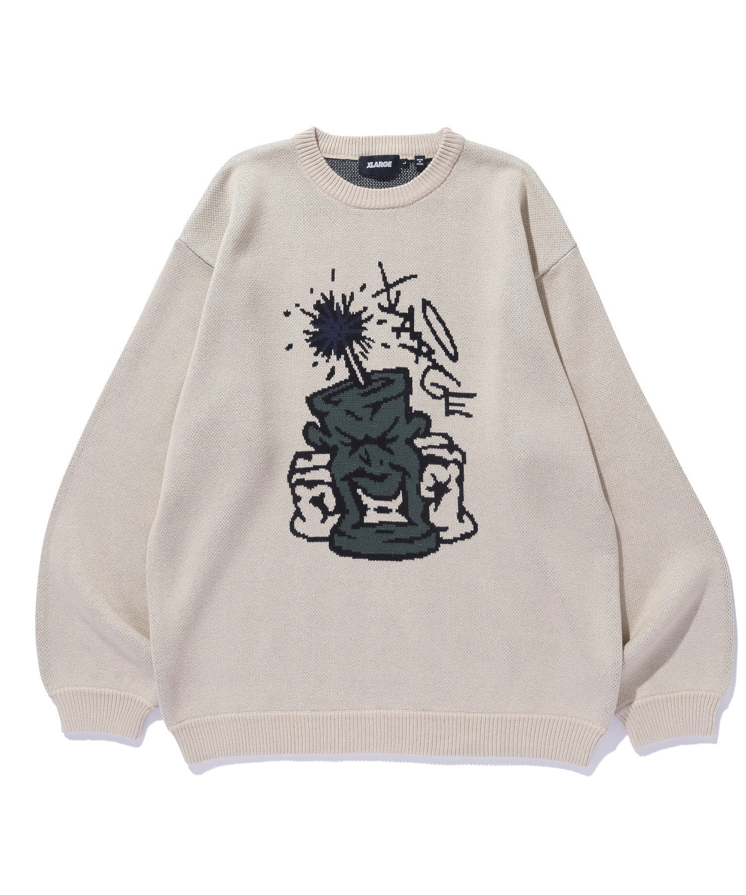 FLAT DYNAMITE CREWNECK KNIT