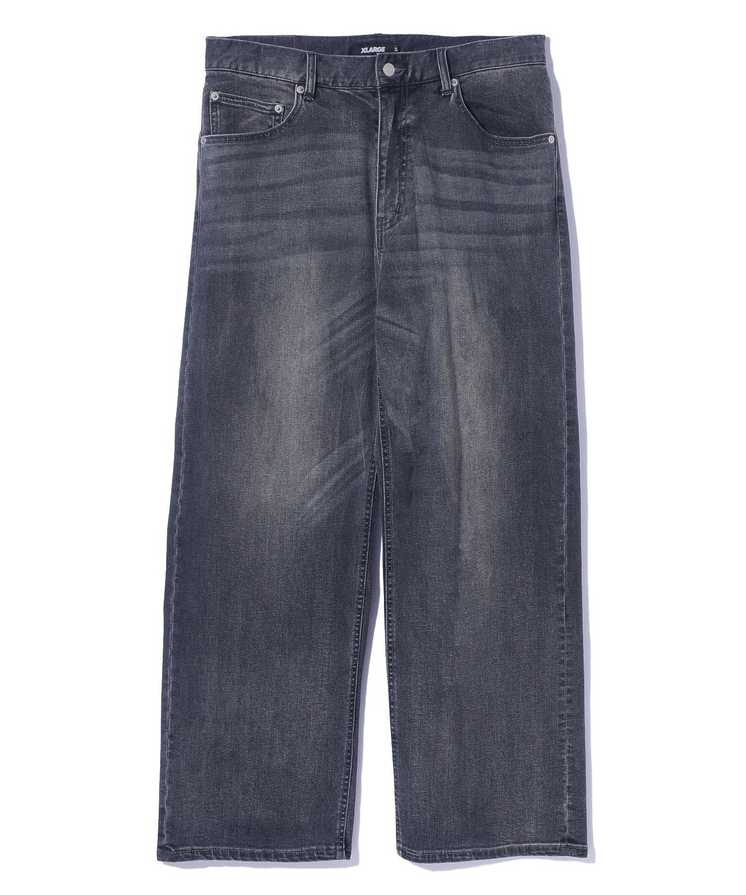 BAGGY STRETCH DENIM PANTS