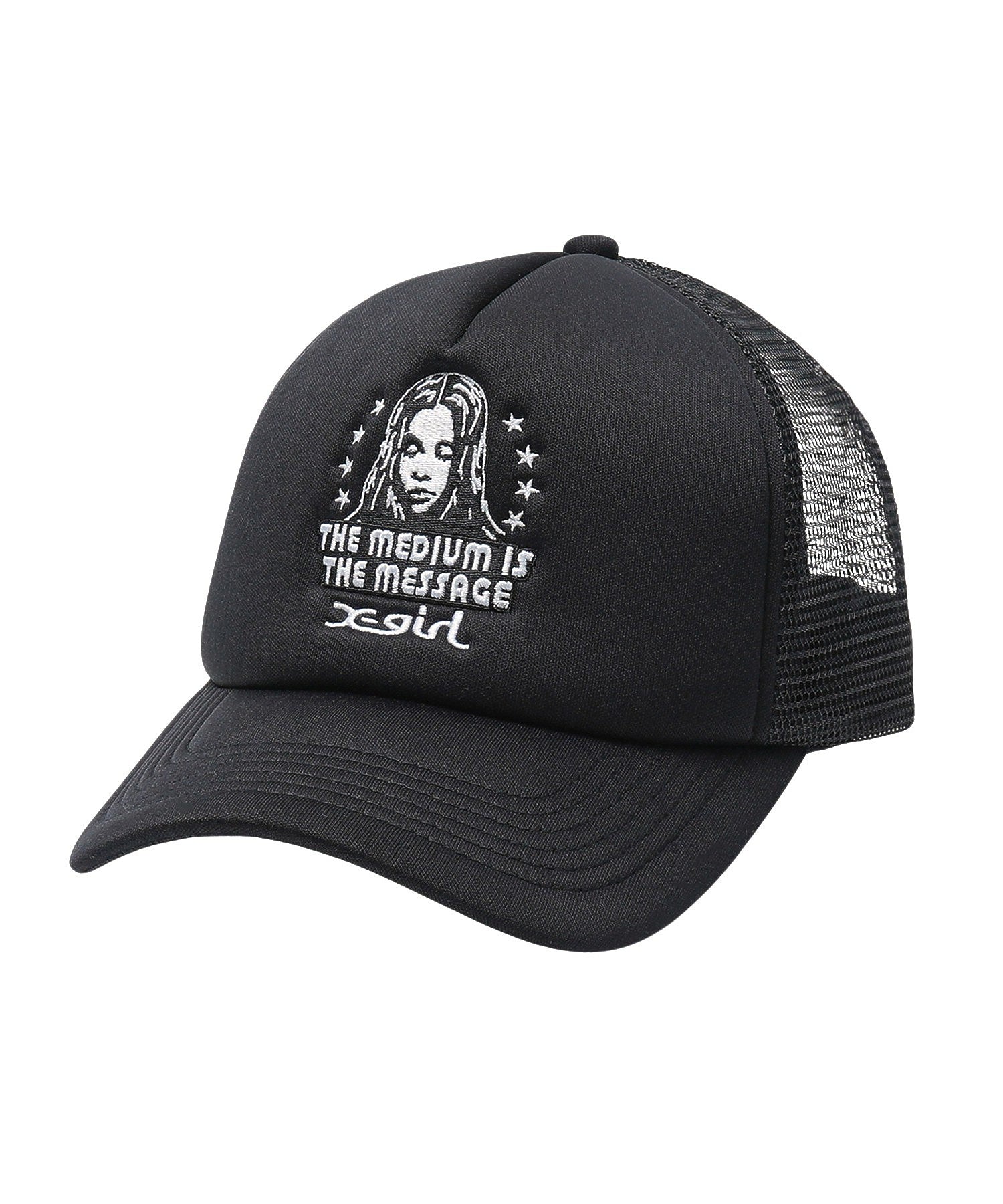 STAR AND FACE TRUCKER CAP