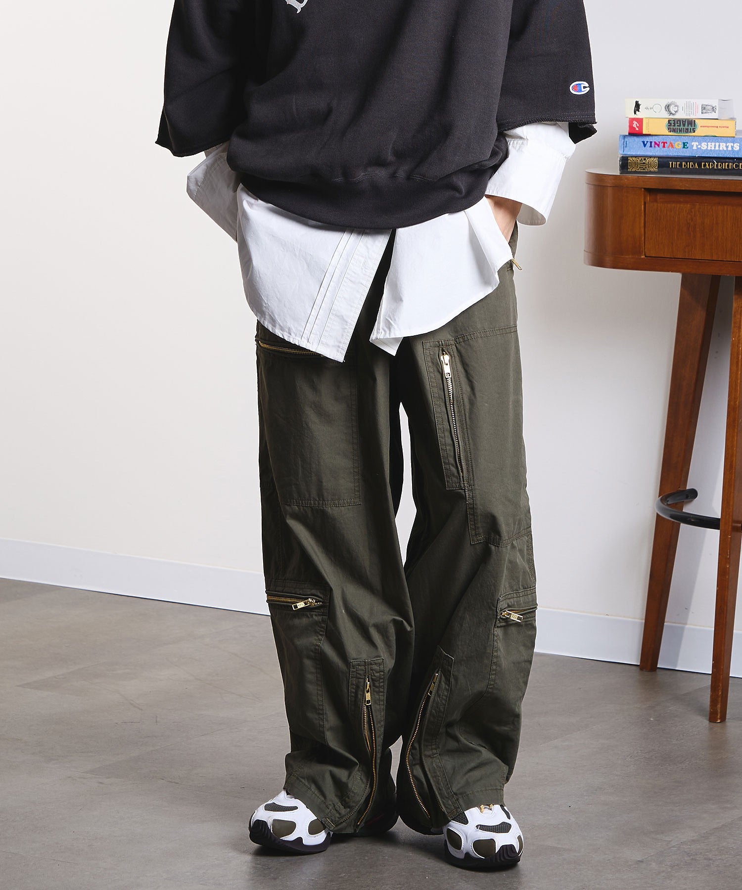 model:161cm 着用サイズ:M