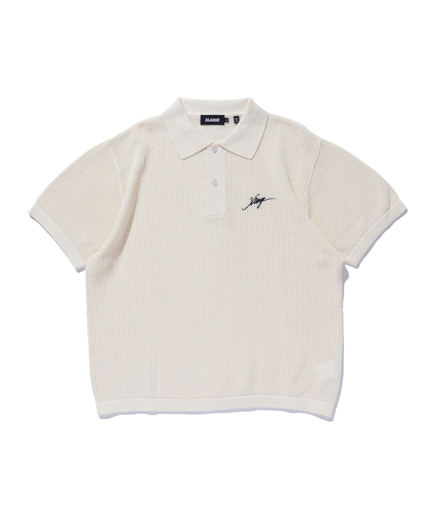 MESH KNIT POLO SHIRT