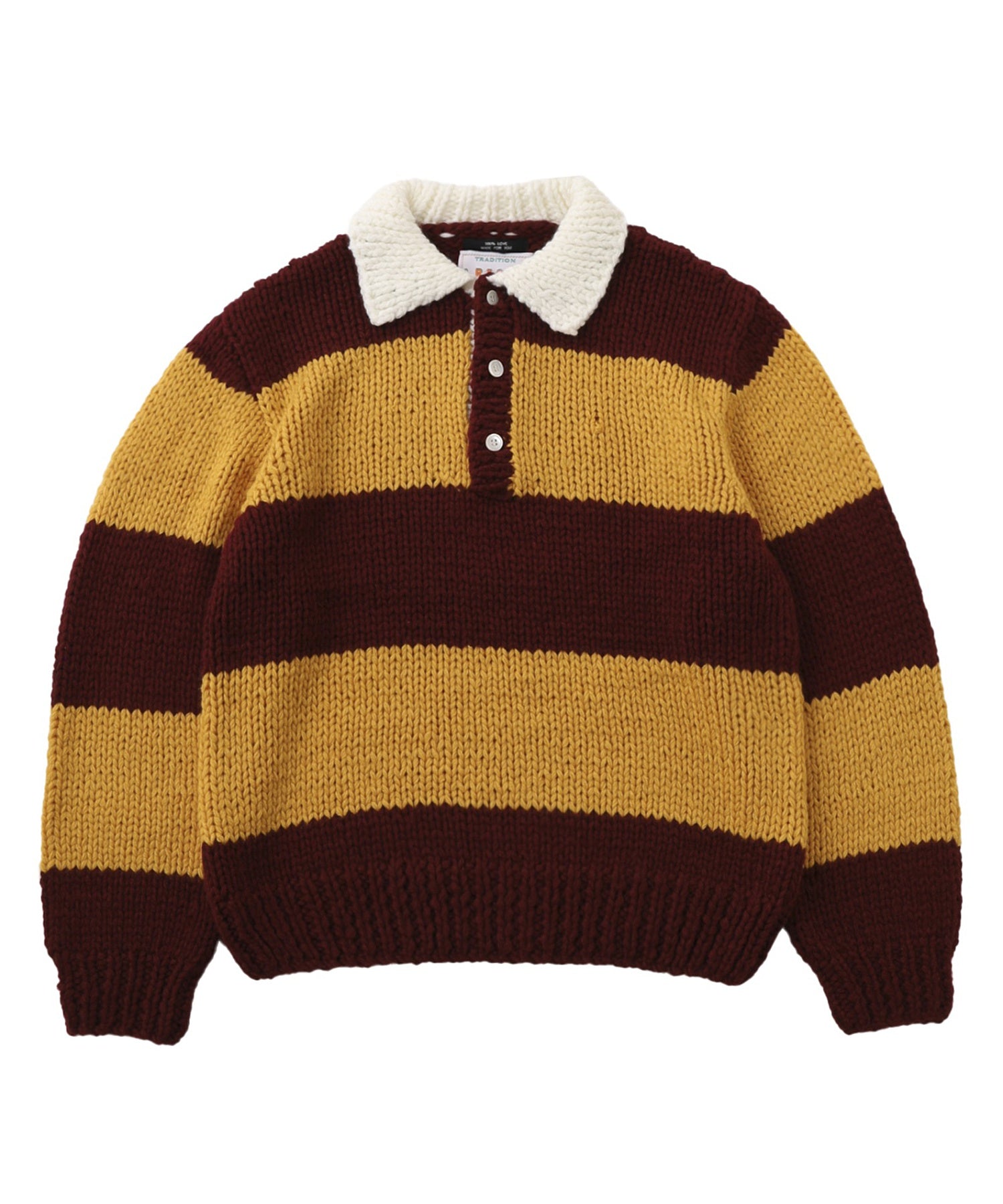 RICE NINE TEN/ライスナインテン/HAND KNITTING RUGBY SHIRT HKN-RUG