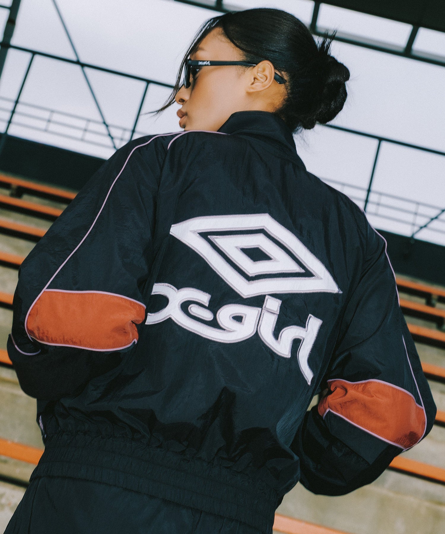 X-girl x UMBRO TRACK JACKET