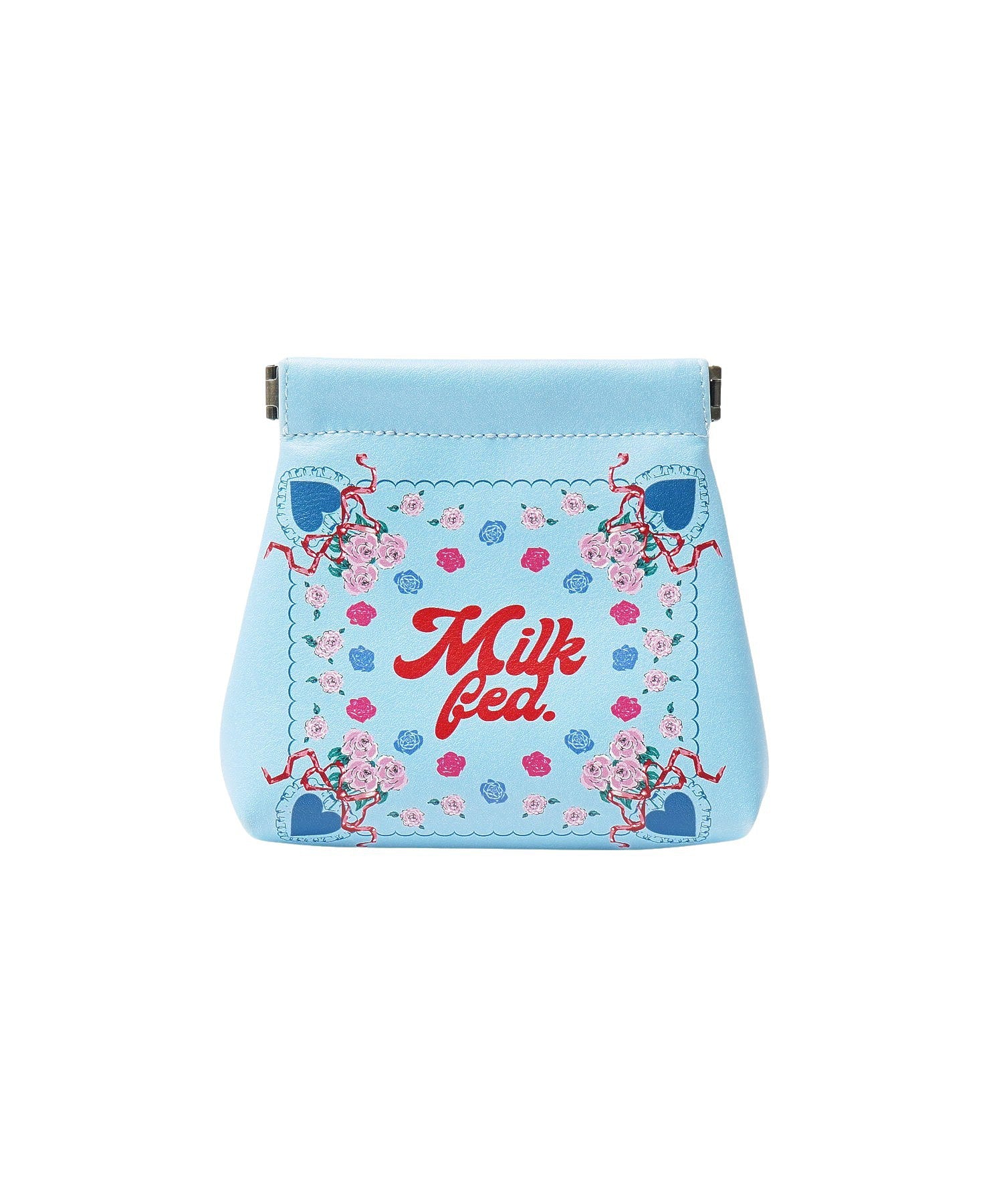 FLOWER PATTERN SPRING POUCH