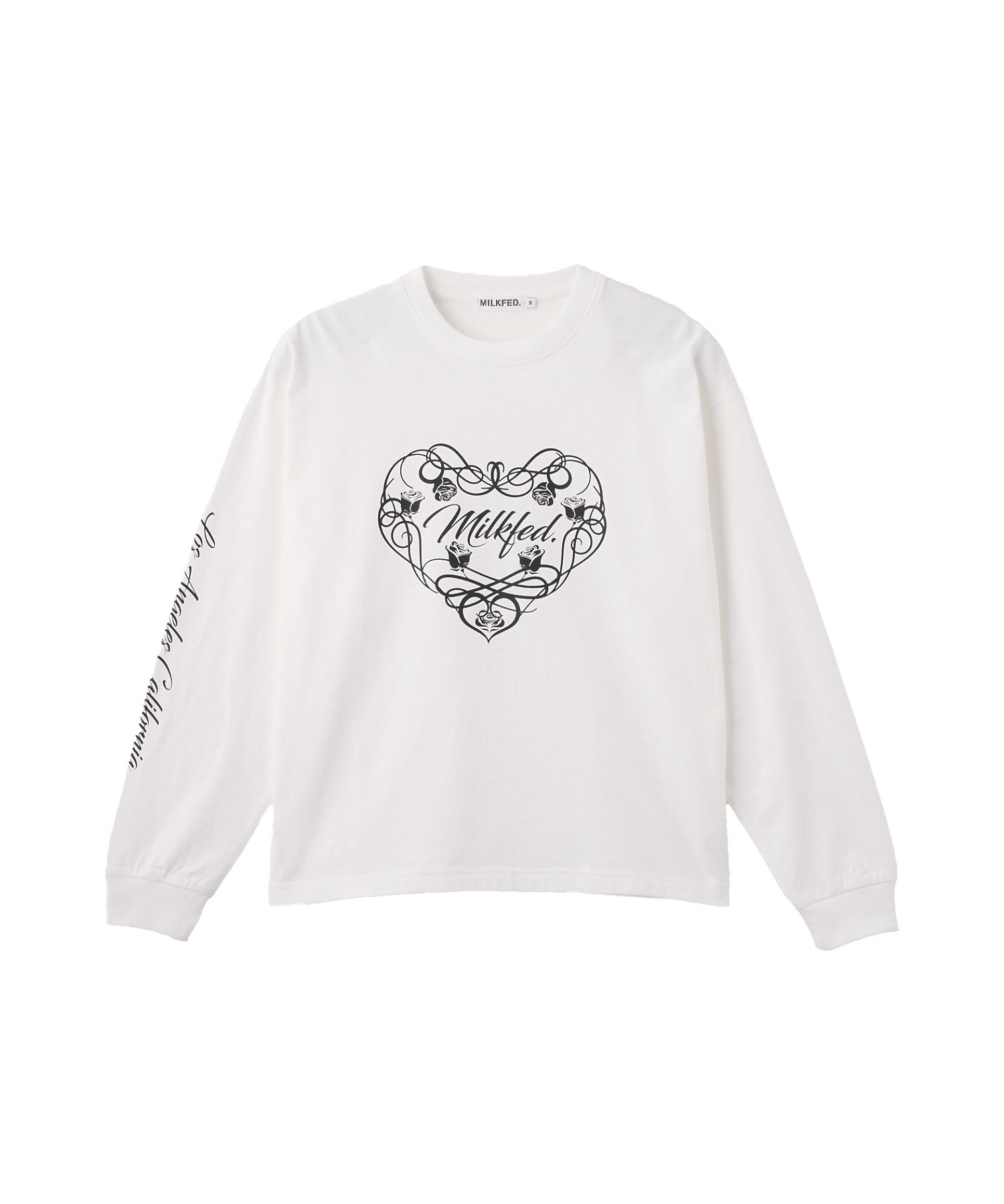 HEART AND ROSE L/S TEE