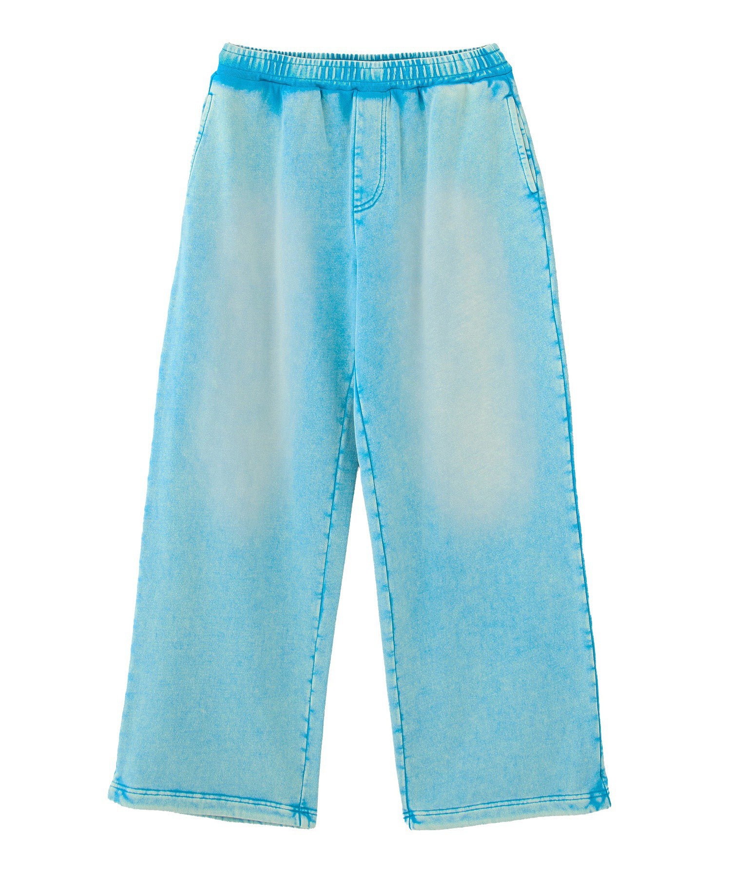 FACE LABEL WASHED SWEATPANTS