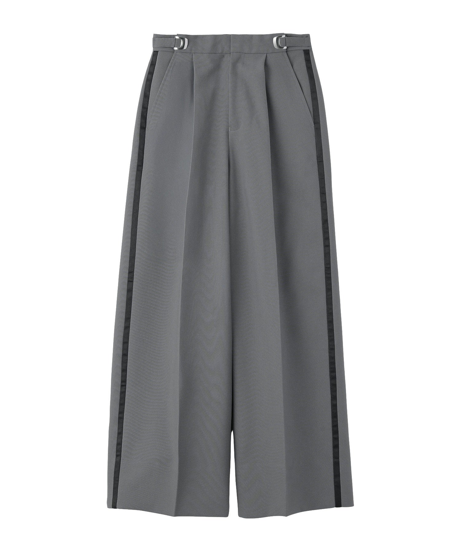 WAIST ADJUSTABLE WIDE TUCK PANTS
