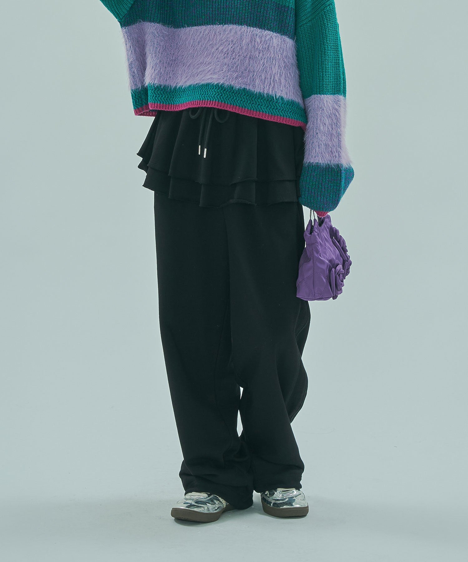 SKIRTED SWEATPANTS