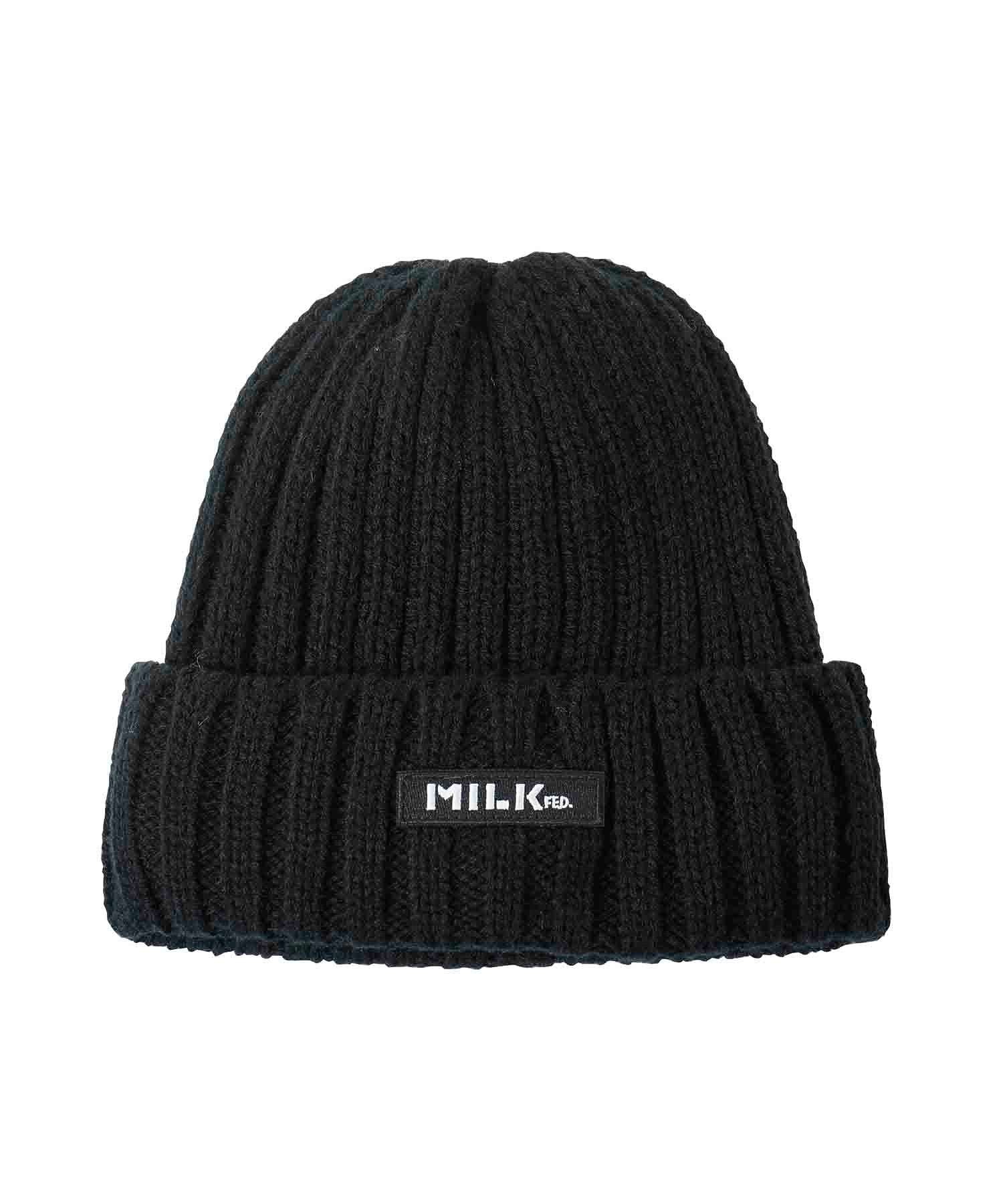 LOGO KNIT CAP MILKFED.