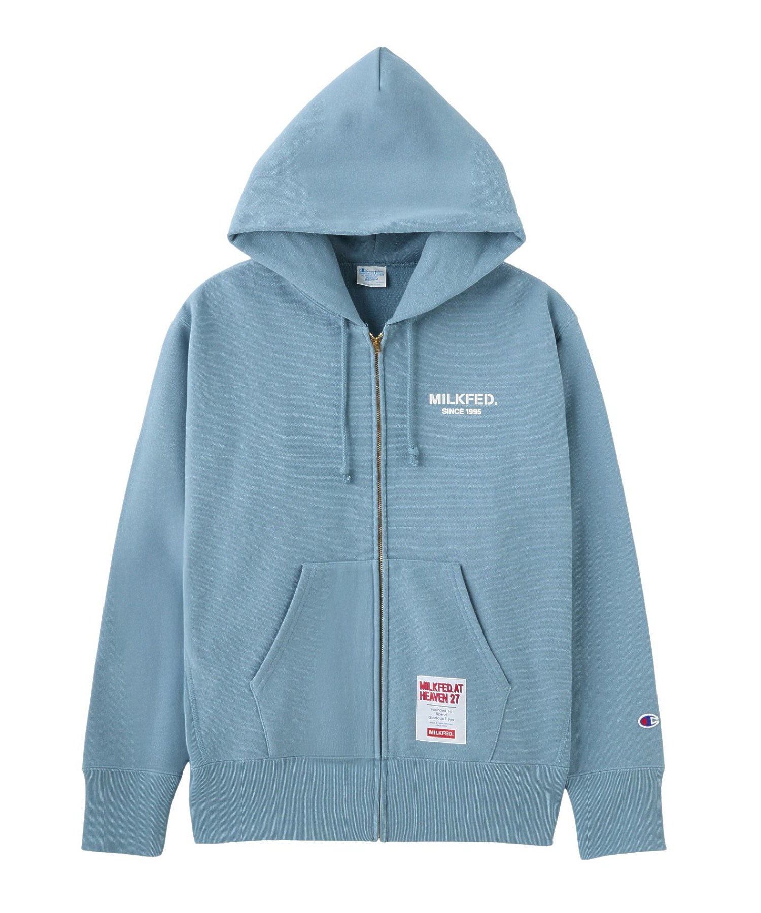 MILKFED. × CHAMPION SWEAT ZIP HOODIE