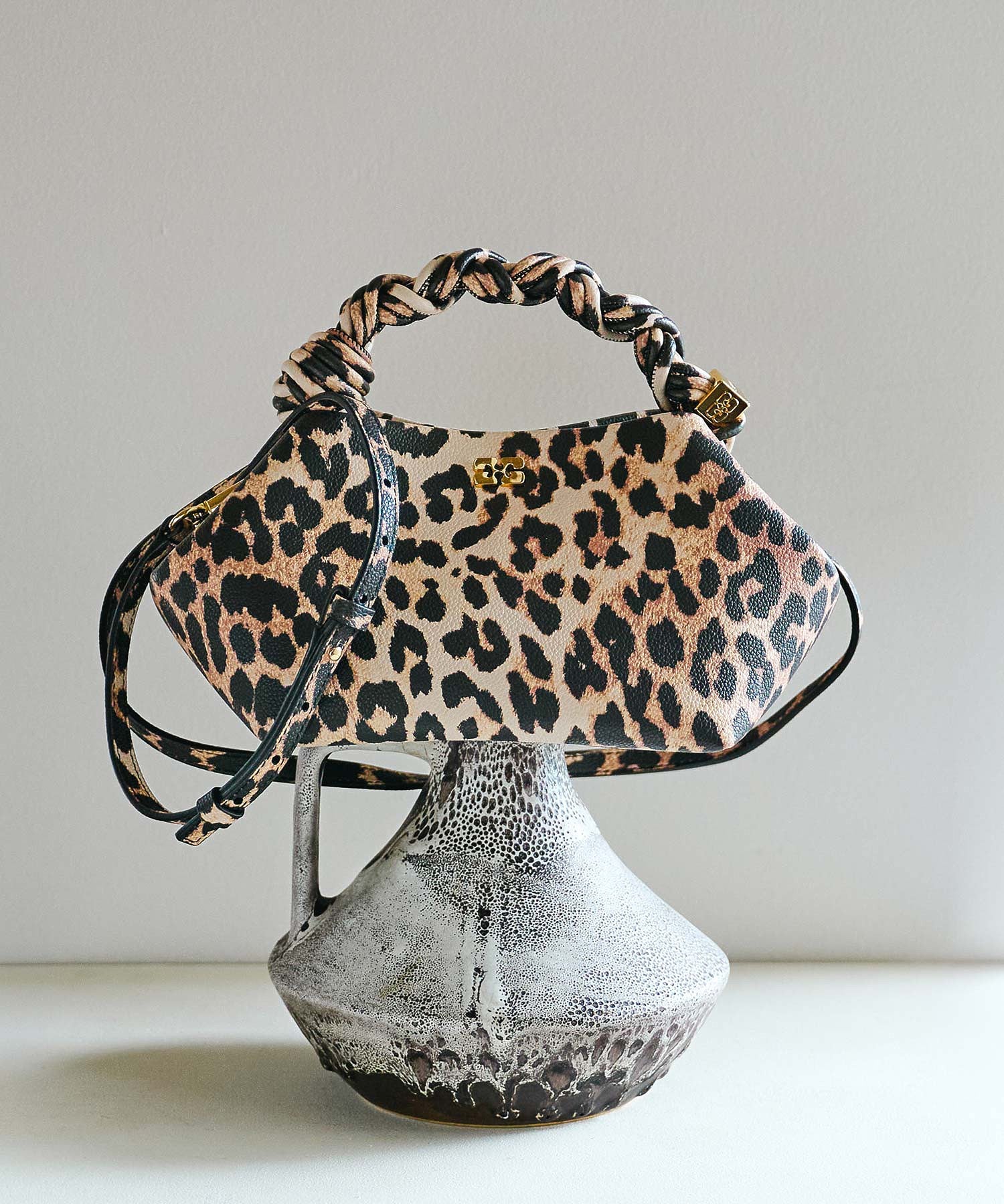 GANNI/BOU SMALL GRAINED PRINTED