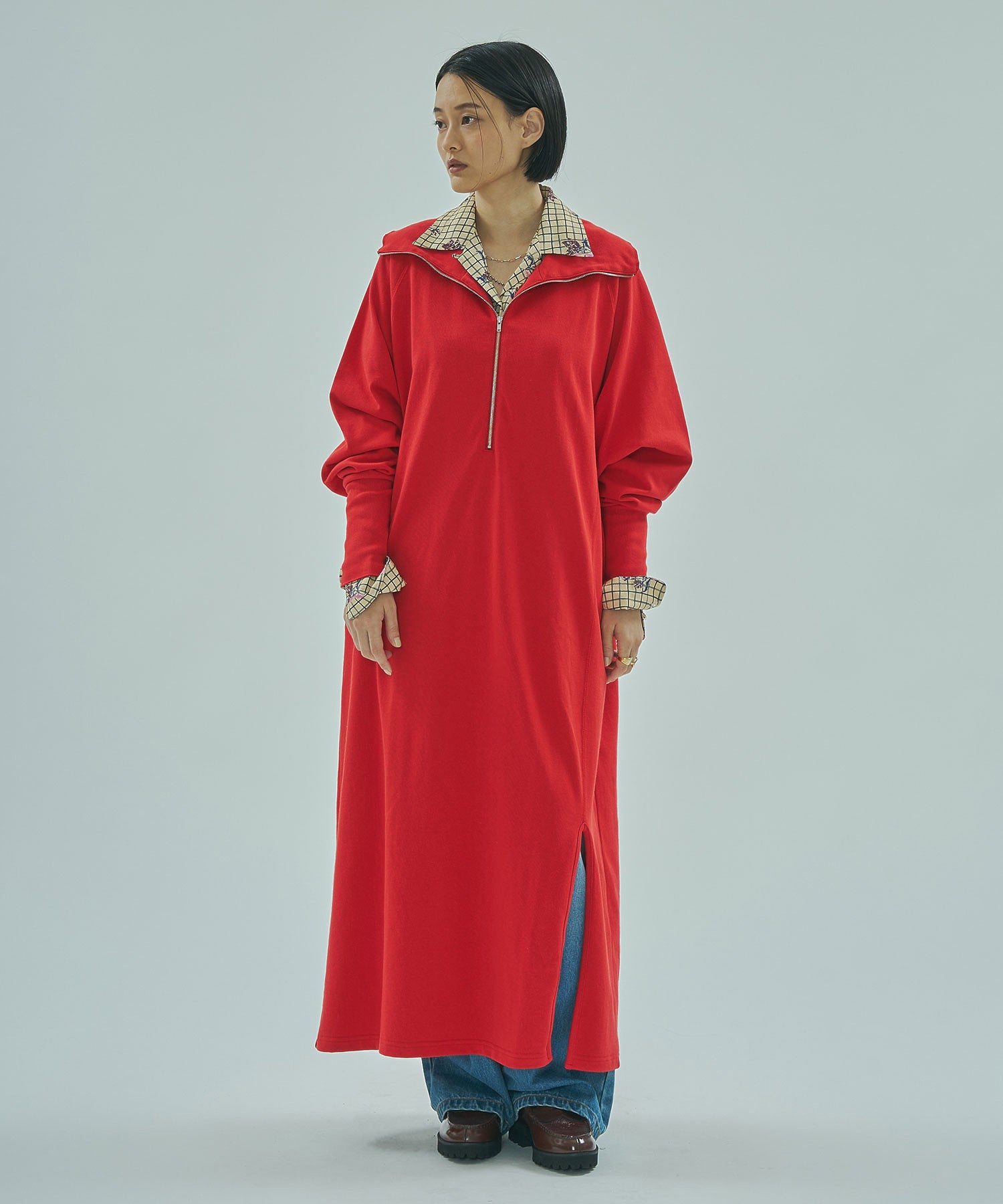 CREOLME/ZIP UP DRESS