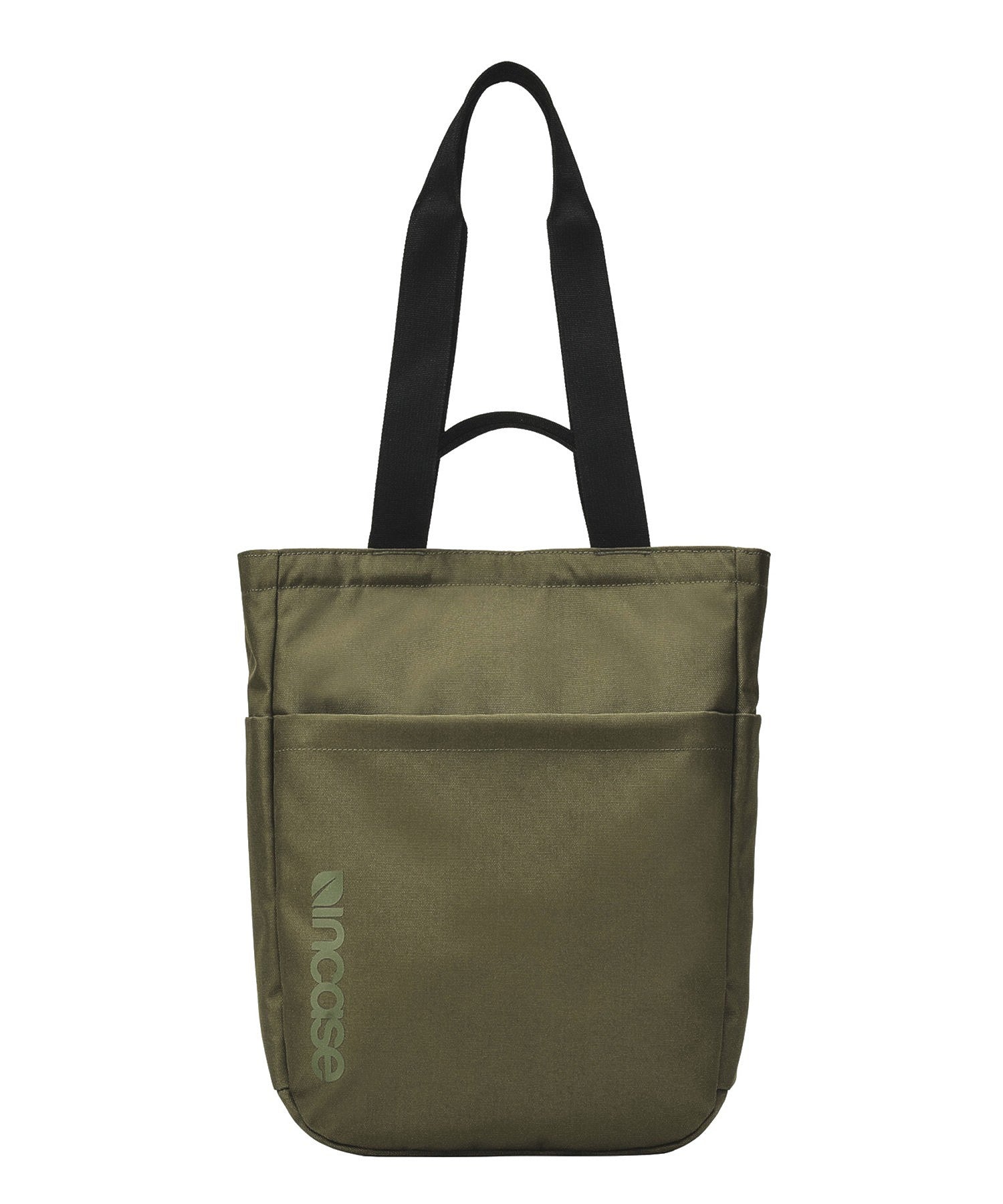 Grid 2-Way Tote Bag - Olive