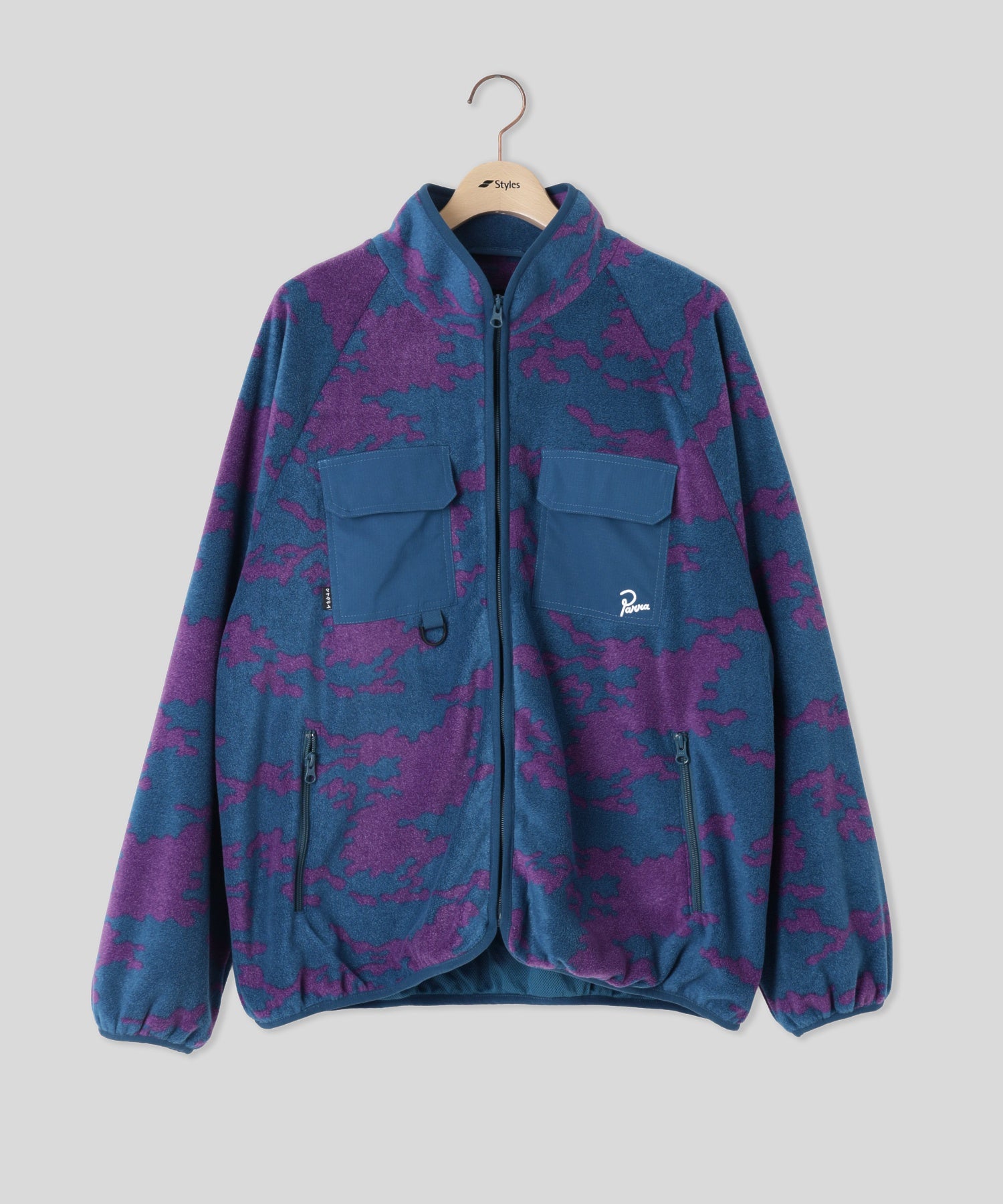PARRA/パラ/Purple darwin camo fleece 56255