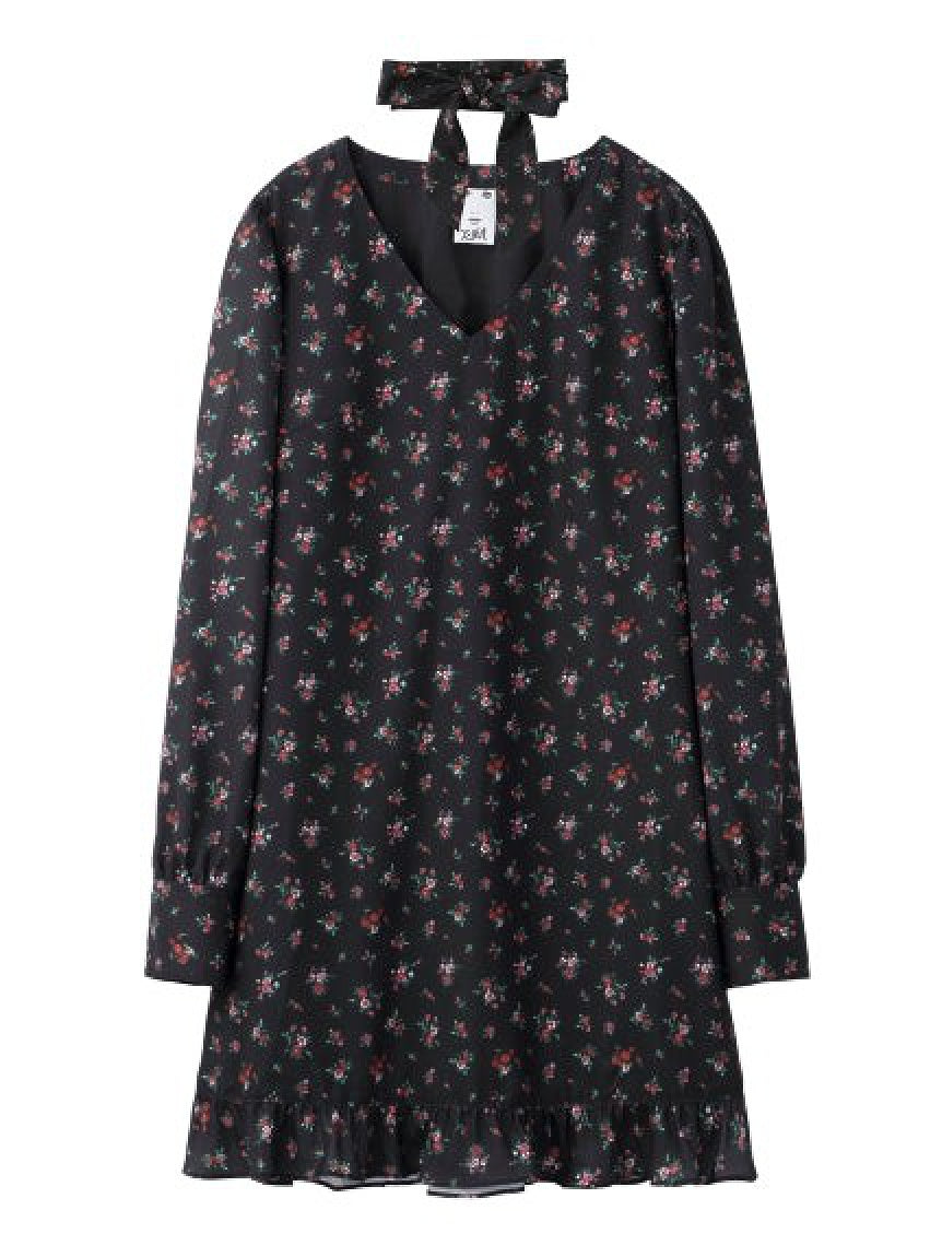 FLORAL MINI DRESS X-girl