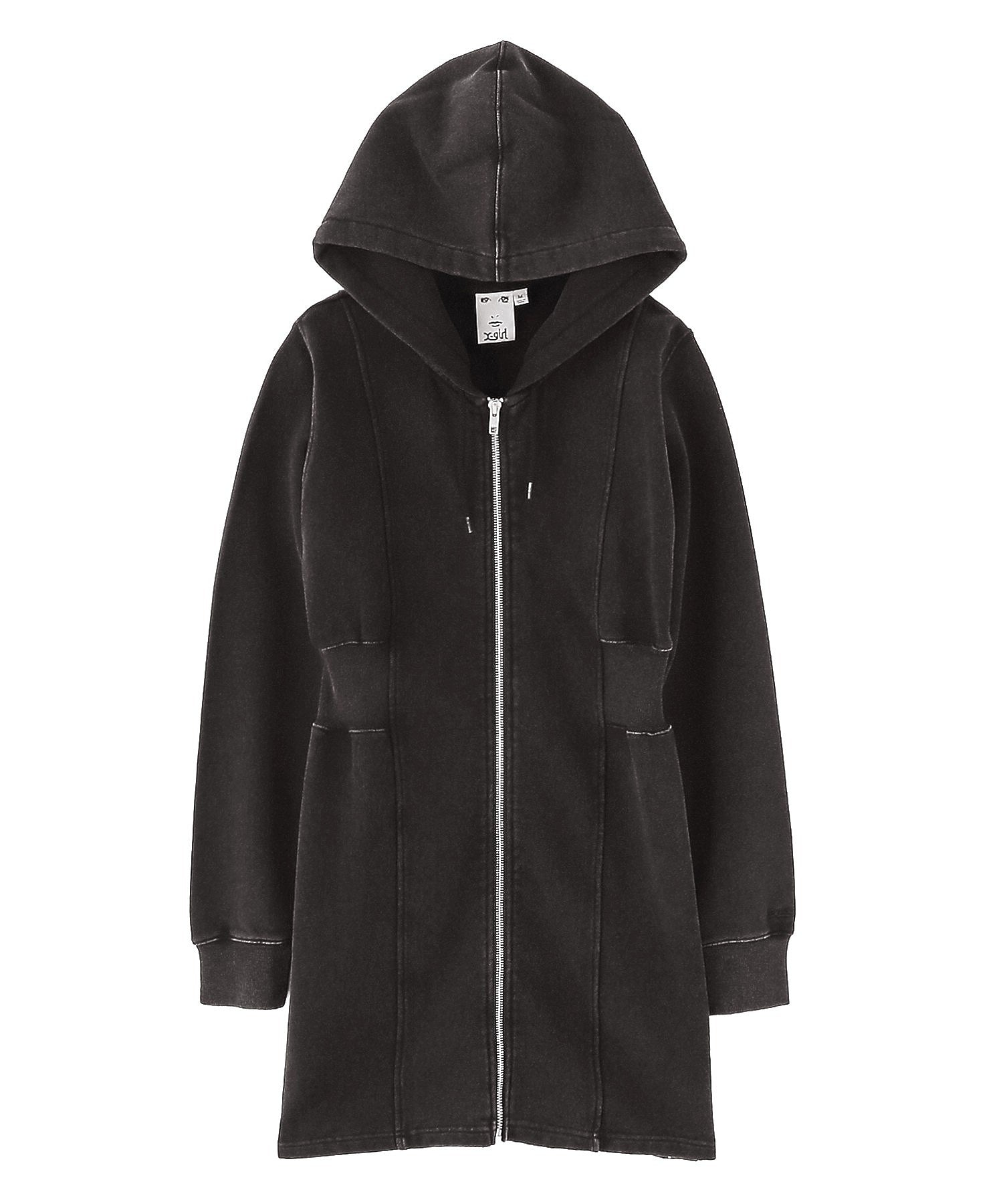 DUSTY ZIP UP SWEAT HOODIE DRESS