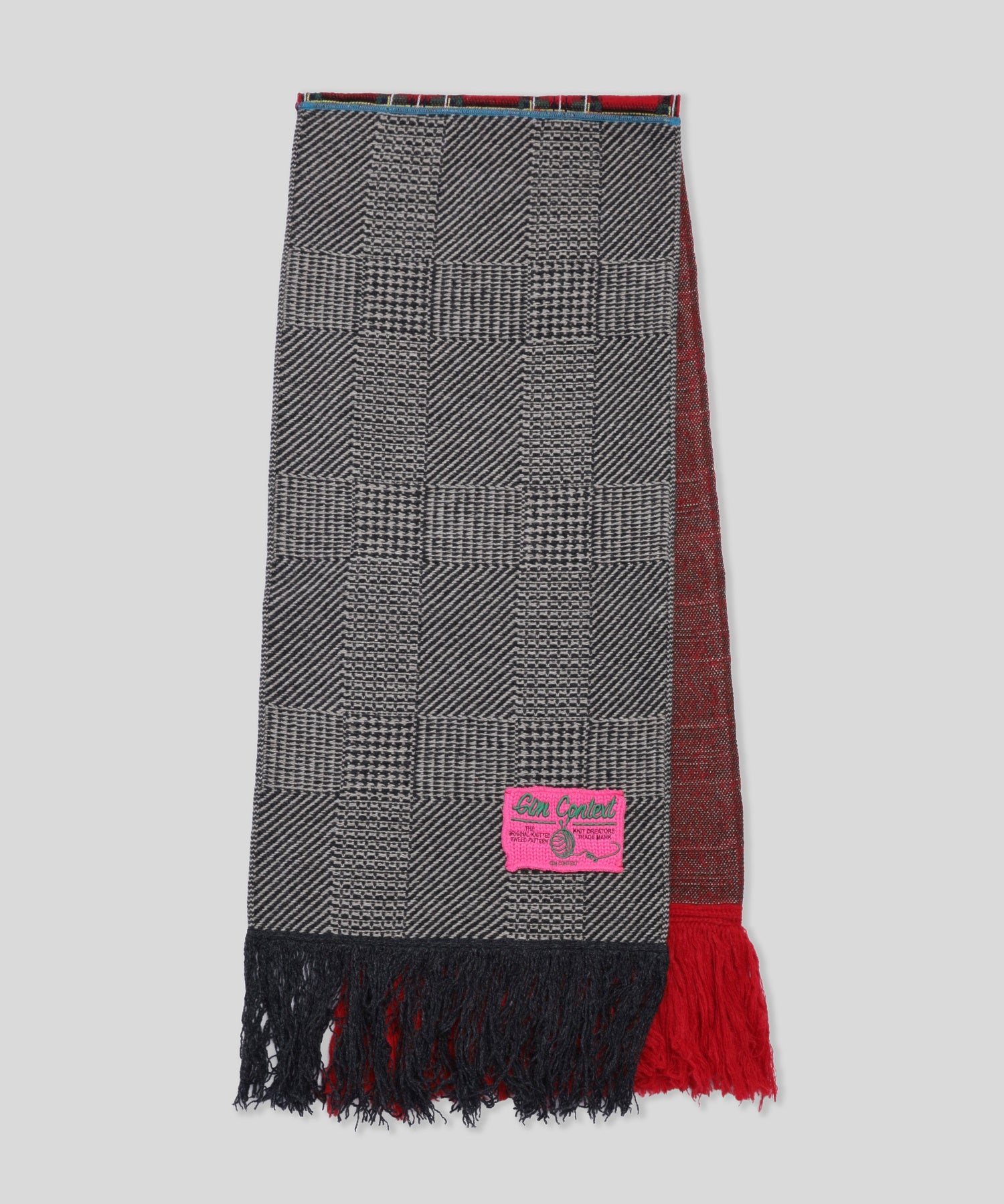 gimcontext/ジム コンテキスト/Check&Check Combination Scarf 26505330