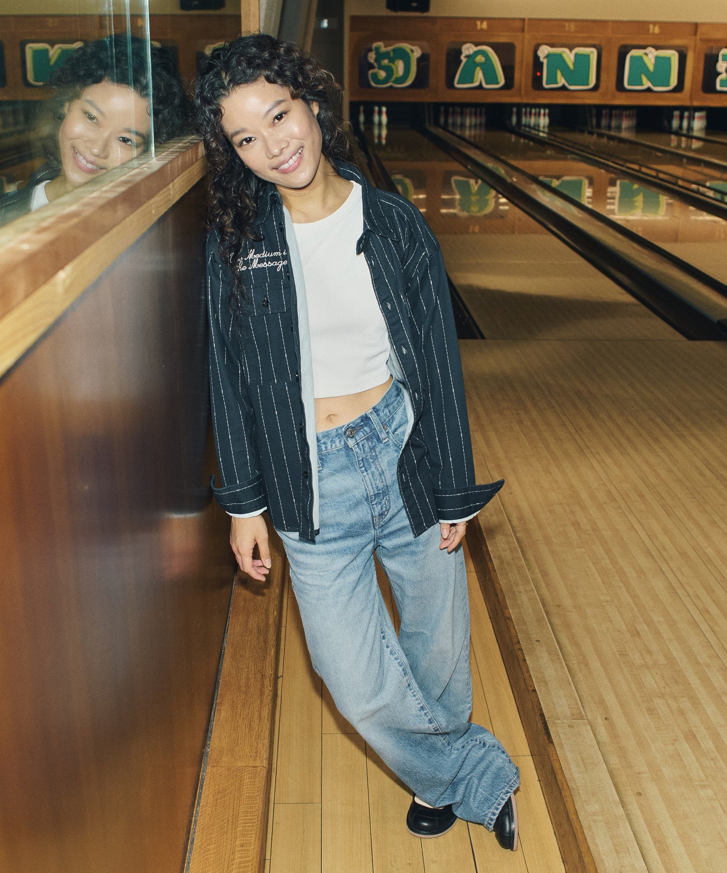 HIGH WAIST STRAIGHT JEANS