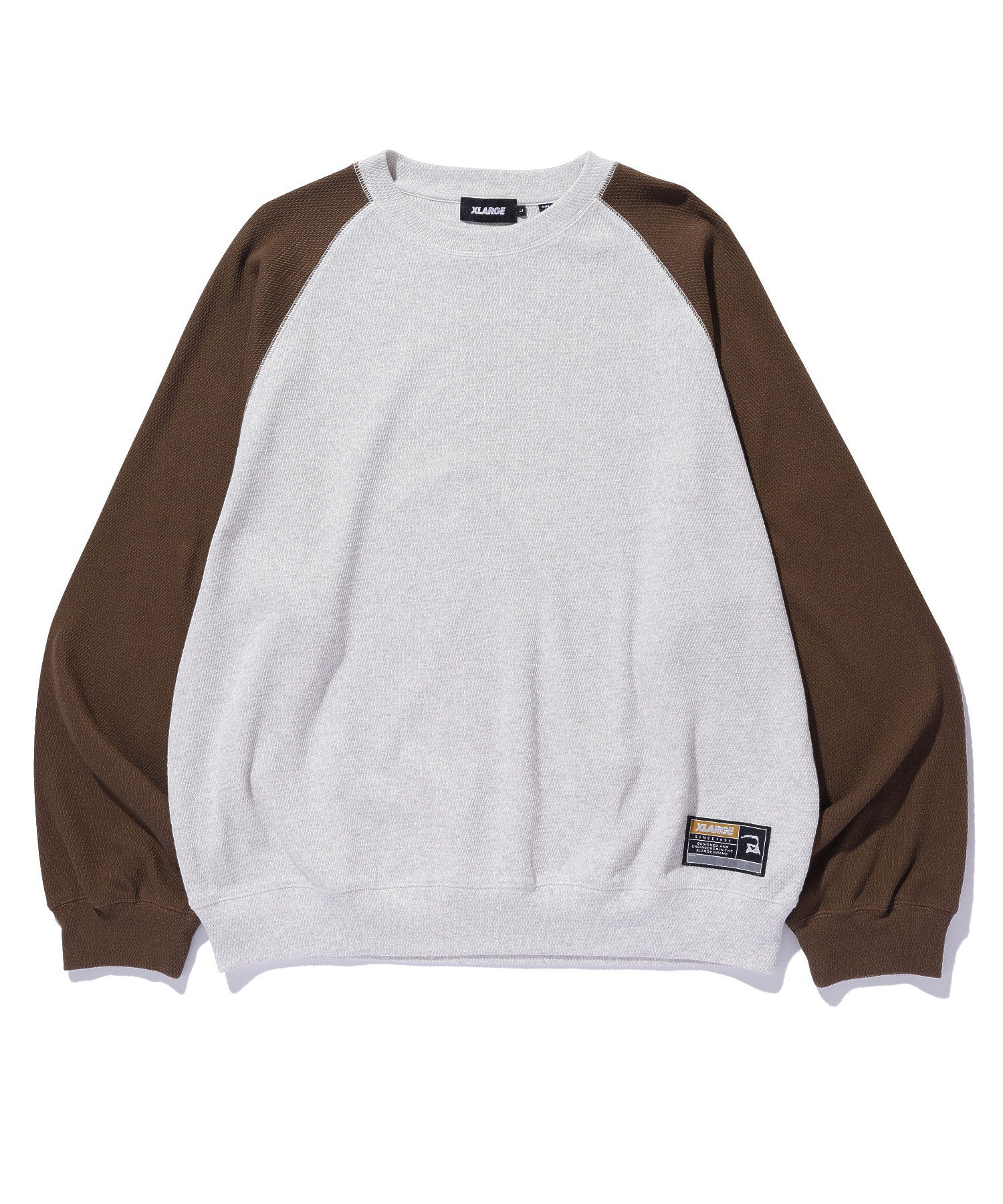 WAFFLE RAGLAN CREWNECK