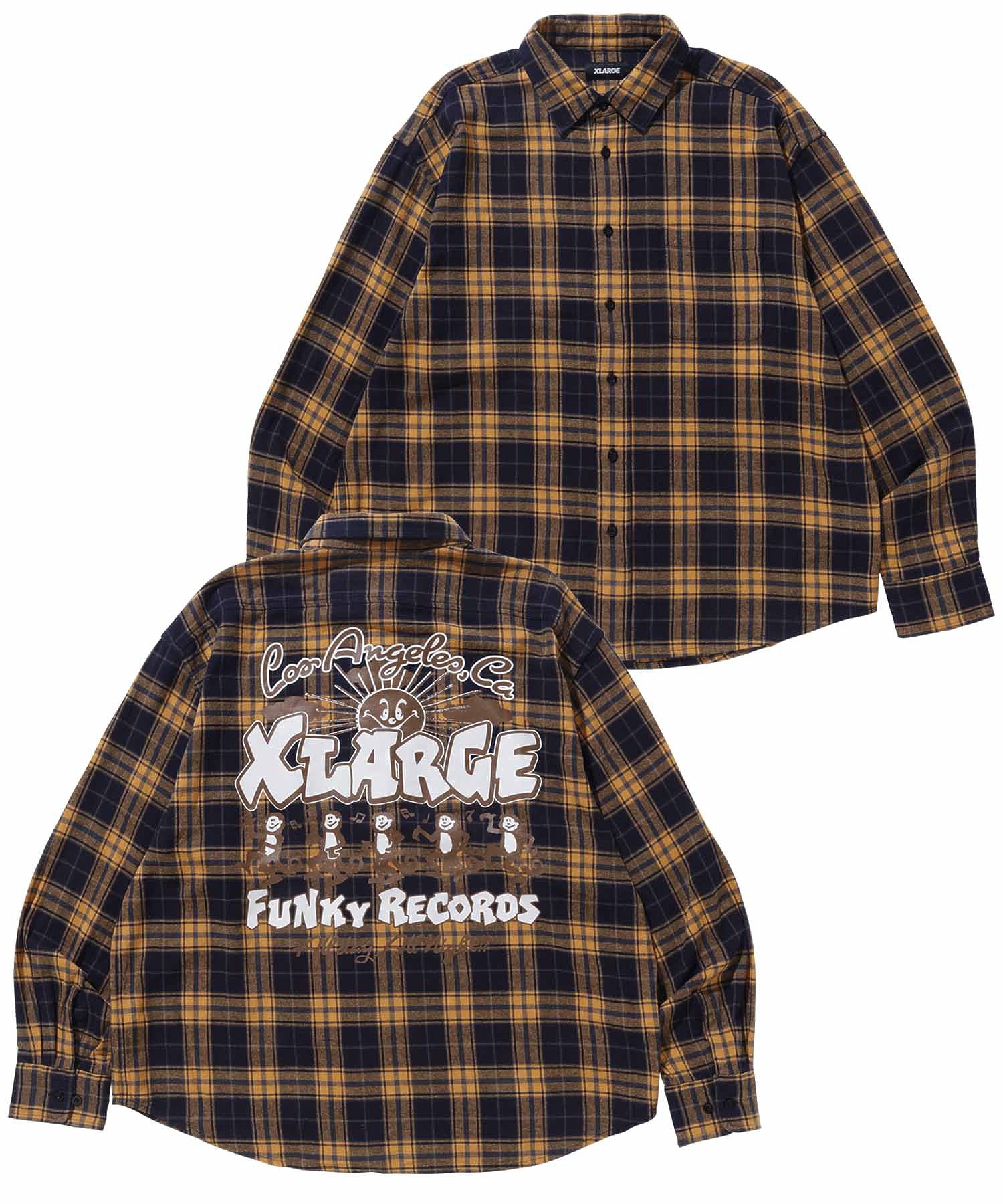 XLARGE FUNKY RECORDS L/S SHIRT – calif（カリフ）公式サイト